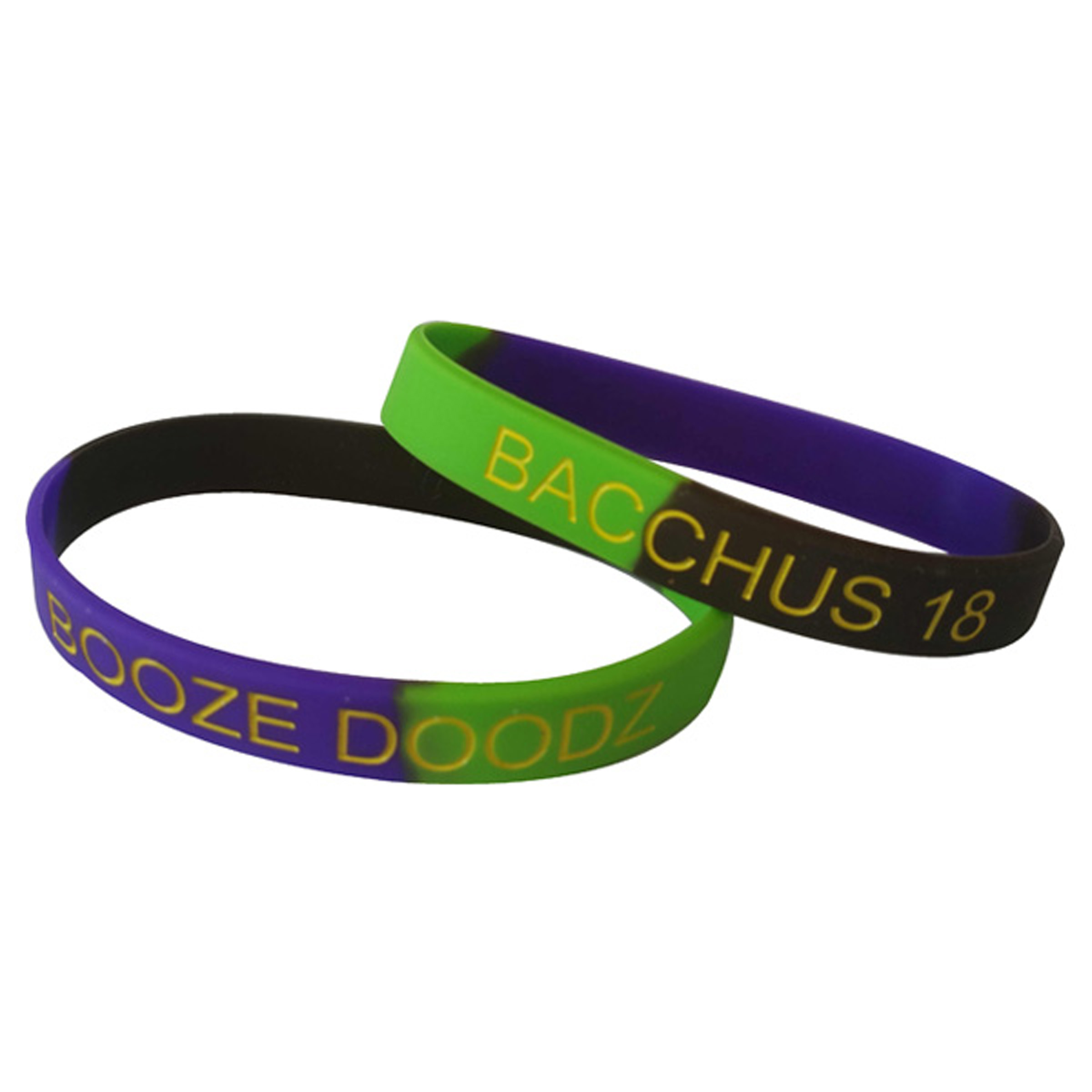 Deboss-Fill Silicone Wristbands 18