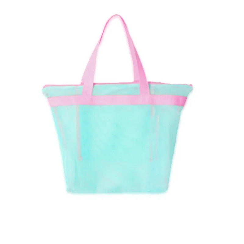 Beach Travel Bath Handheld Storage Mesh Bag 2