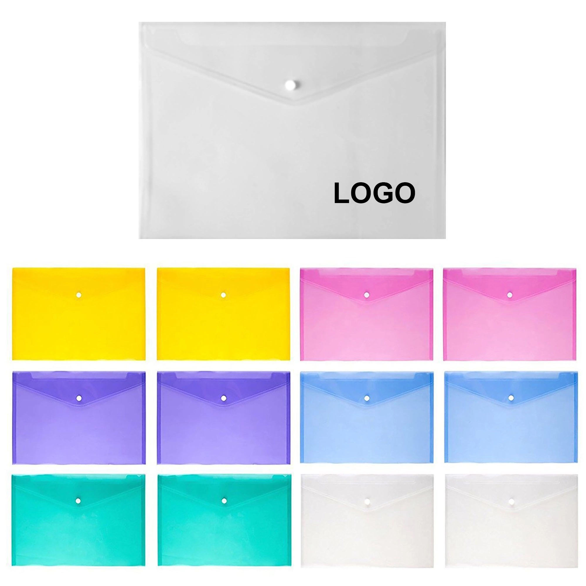 Clear A4 PP Document File Bag 5