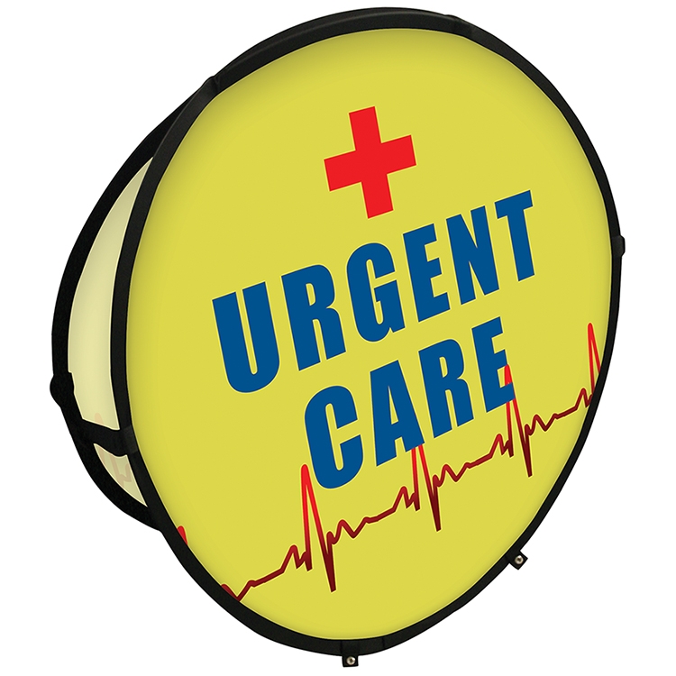59" Circle Pop-Up Banner 7