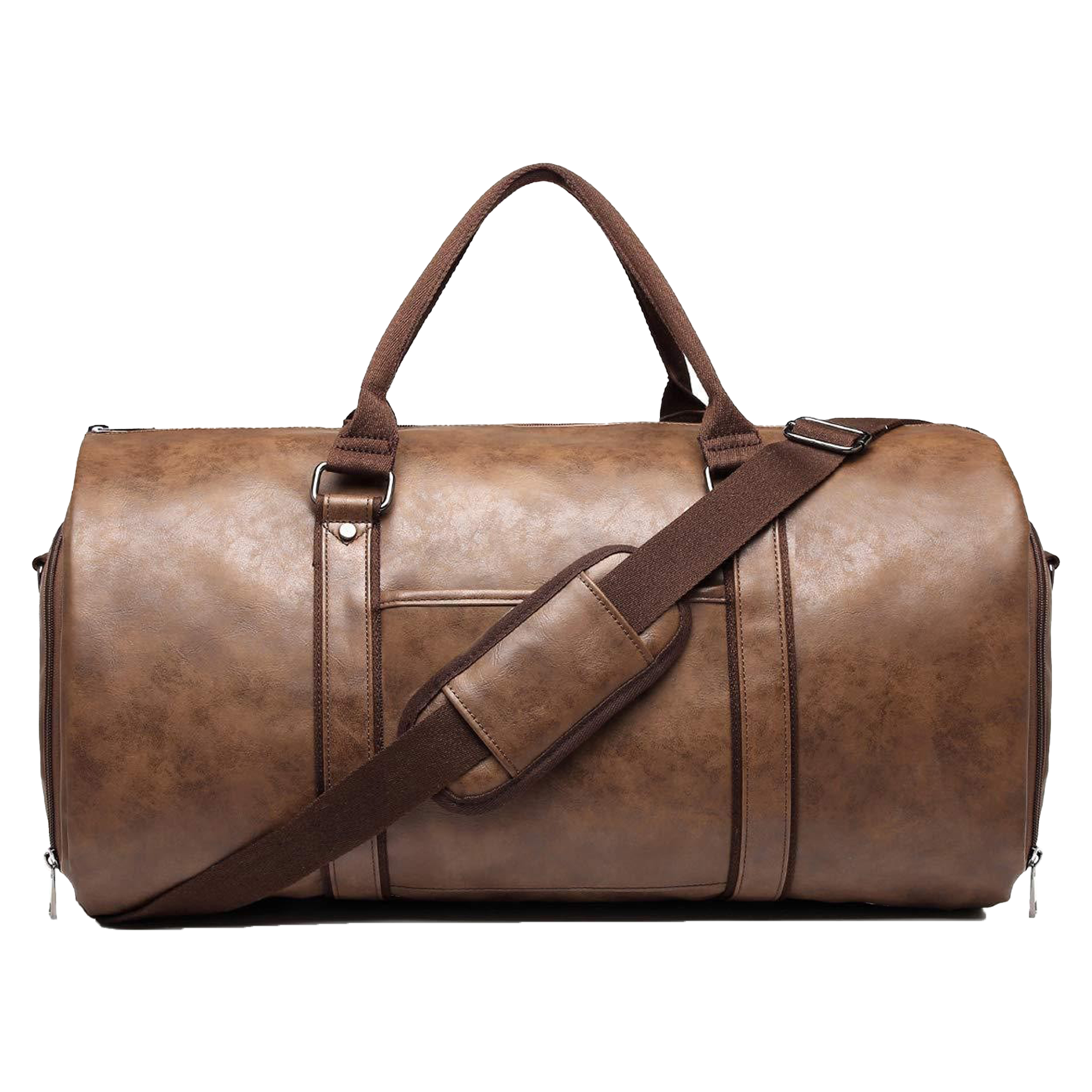 Pu Men'S Travel Compartment Luggage Bag 7