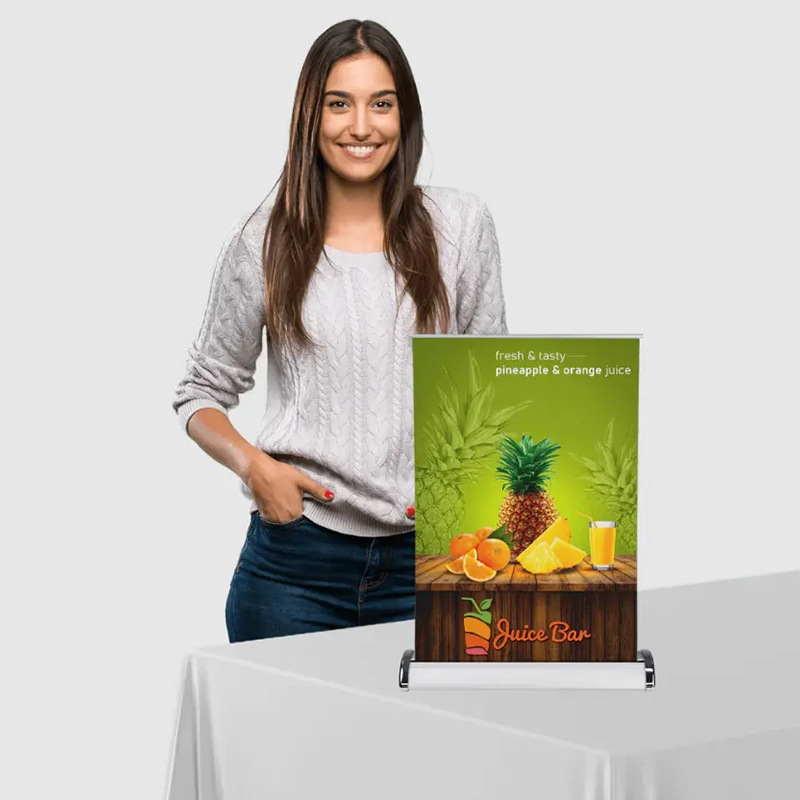 Custom Full Color Retractable Tabletop Banner 2