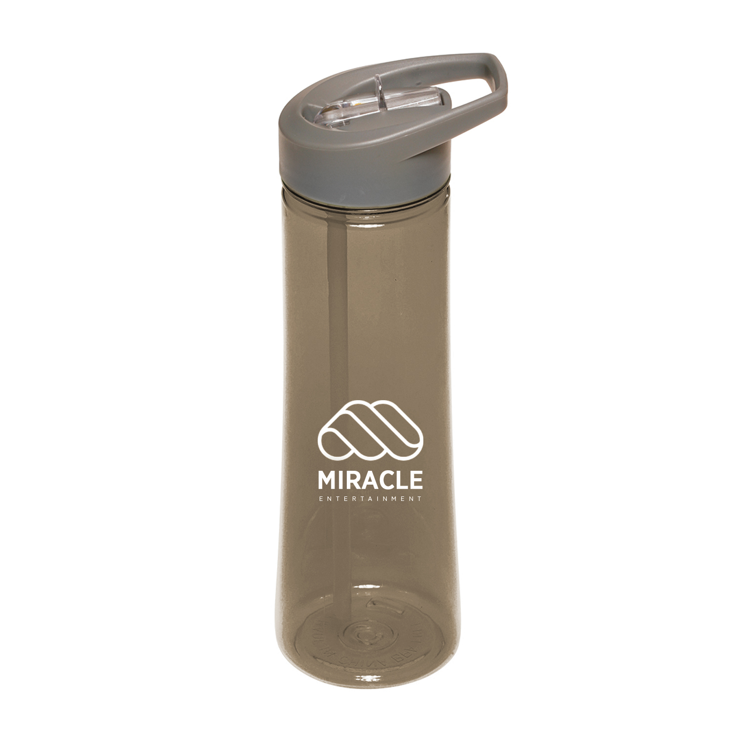 22 oz. Aqua Plastic Sports Water Bottle (1 Color Imprint) 5
