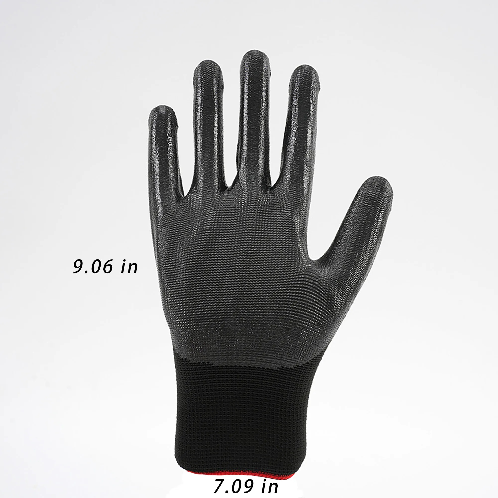 Anti-slip Nitrile Hand Protection With Logo For Working 2