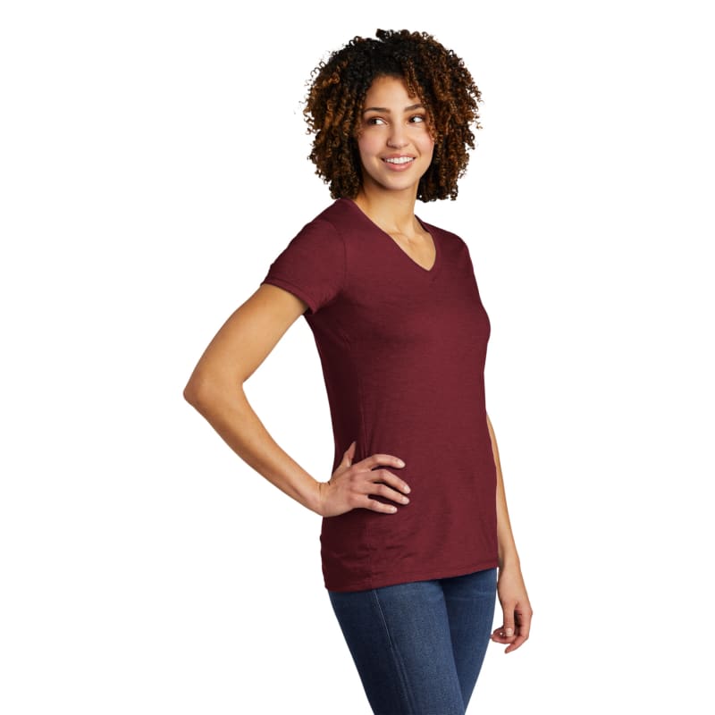 AllMade Women's Tri-Blend V-Neck Tee 28