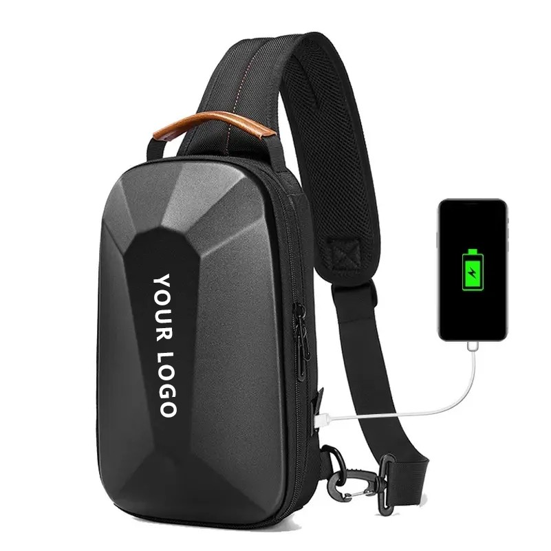 Cool Multi-Faceted Shoulder Bag with USB Charging Port 6
