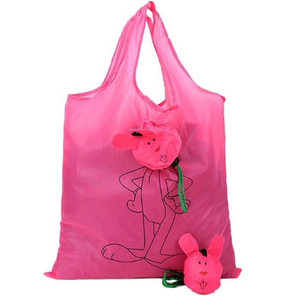 Rabbit Polyester Foldable Shopping Bag 5