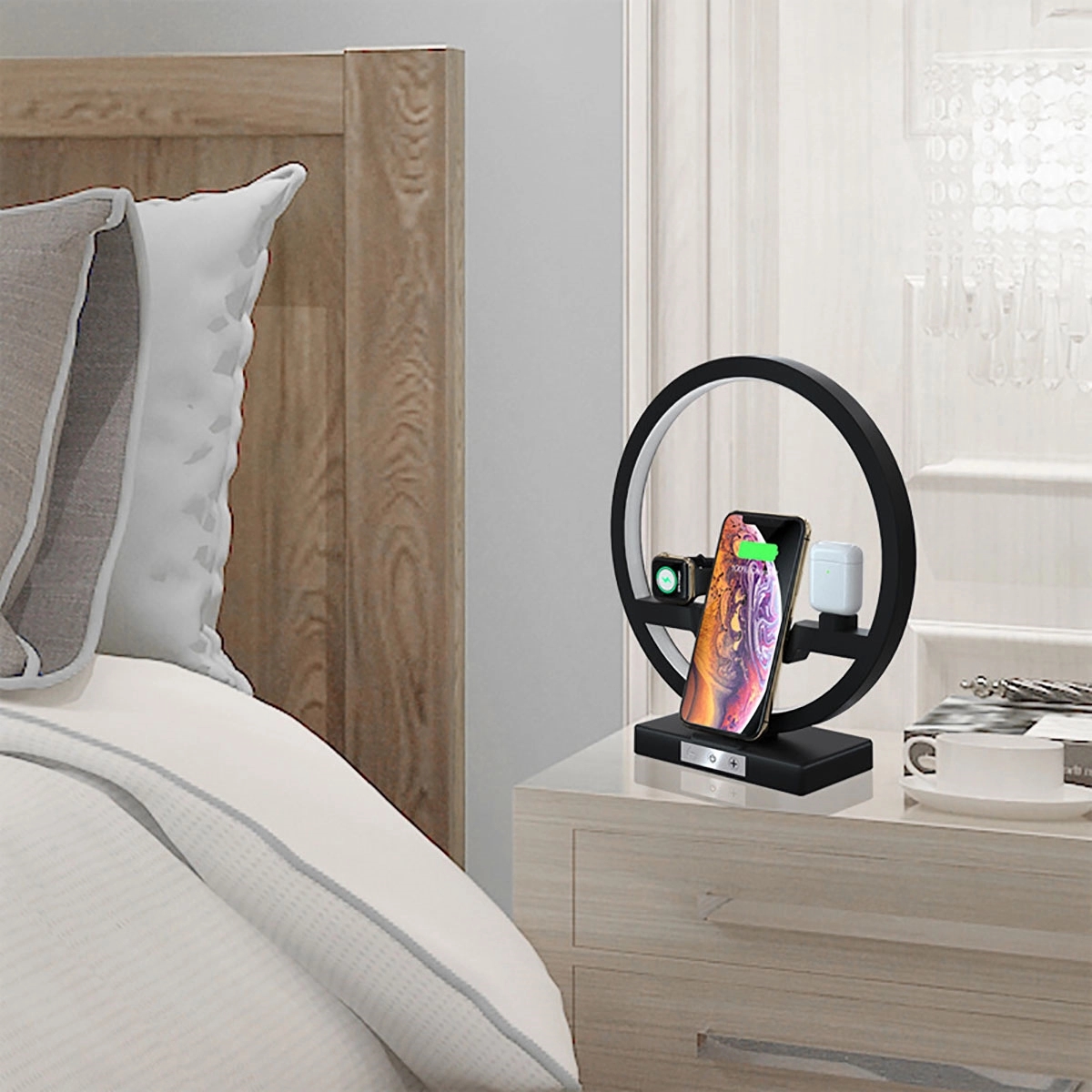 4 IN 1 Wireless Charger With LED Desk lamp 4
