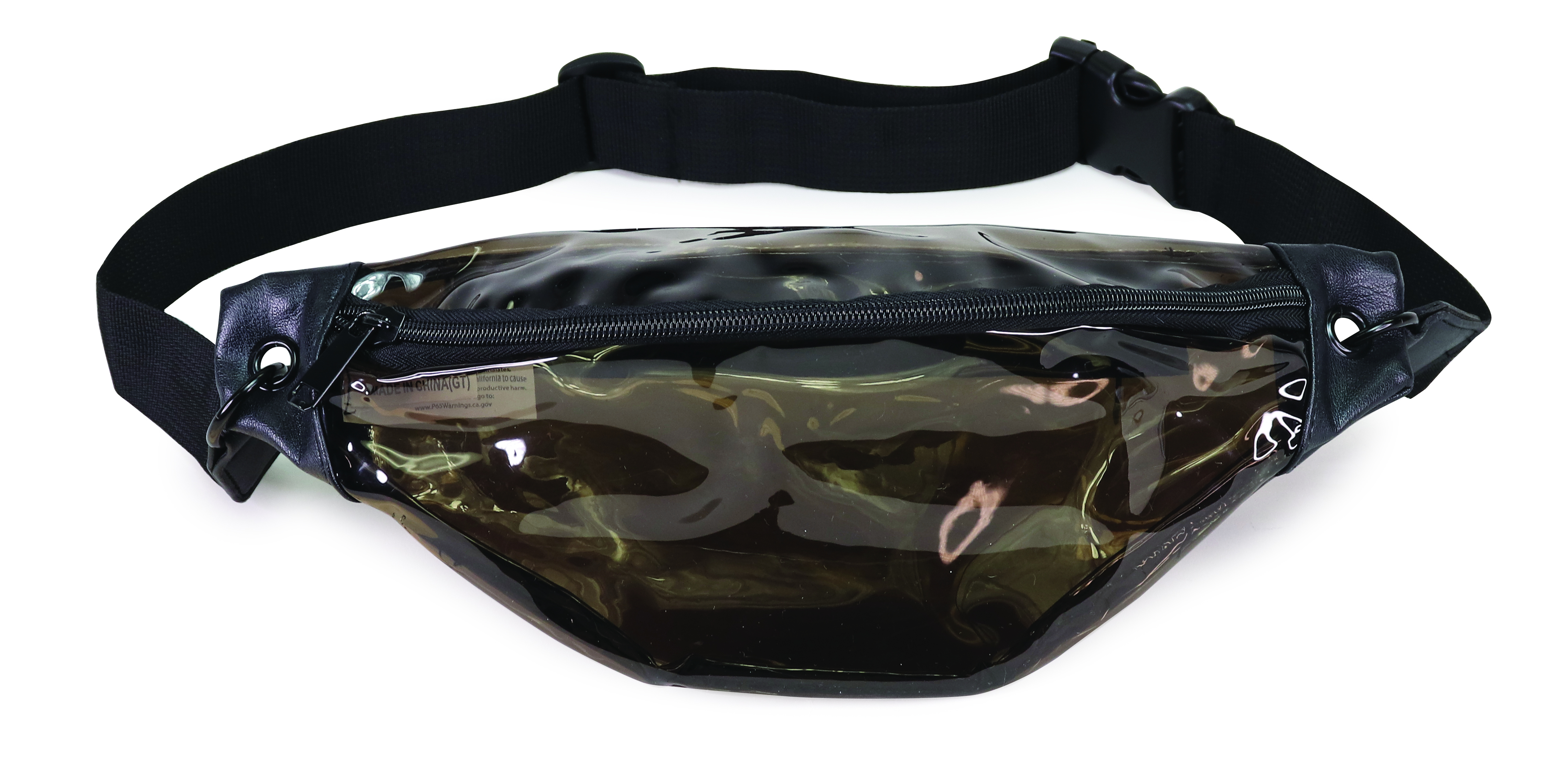 Transparent Black Fanny Pack 3