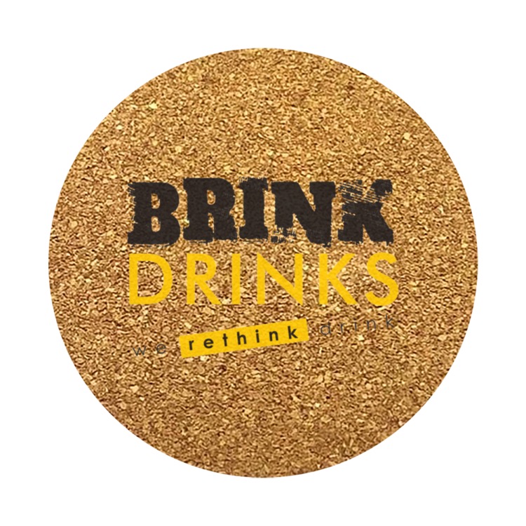 Vineyards Cork Coaster-Round 2