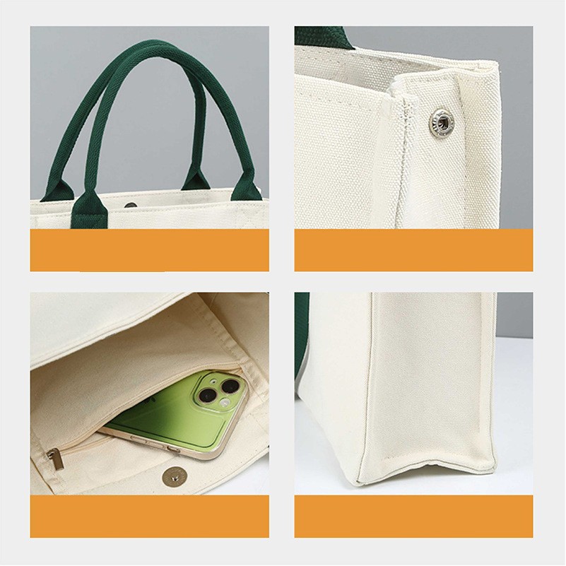 Canvas Cotton Tote Bag With A Streamer 4