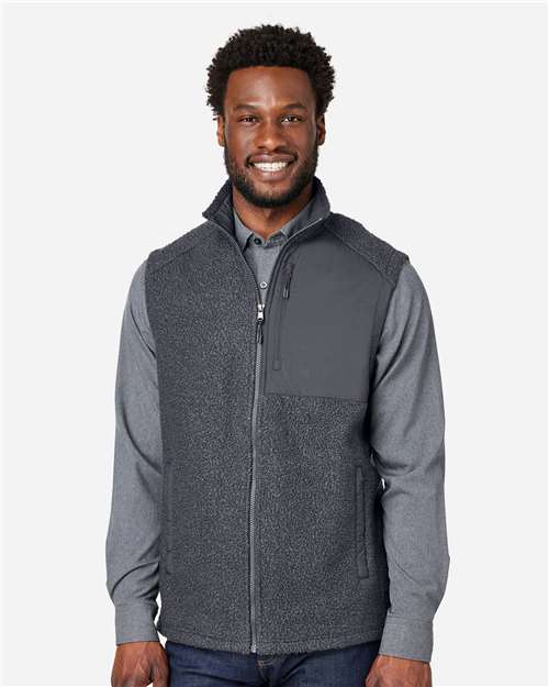 Men's Aura Sweater Fleece Vest - NE714 23
