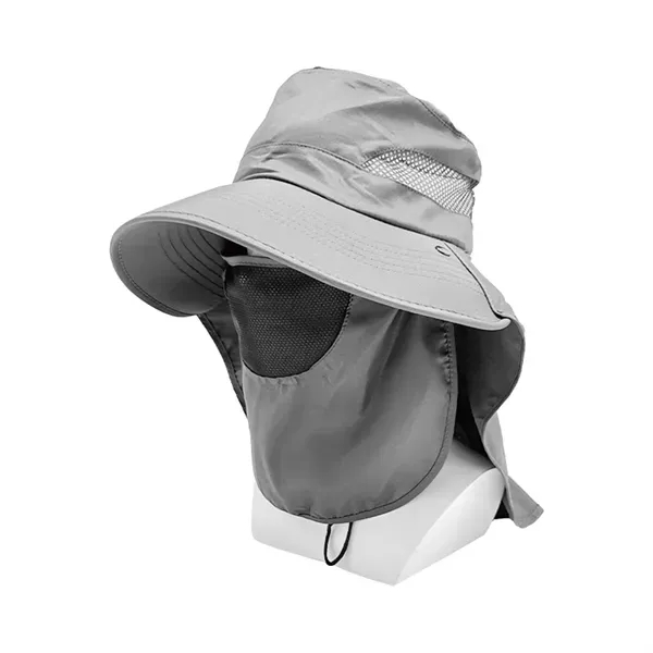 Wide-Brim Sun Hat - Full-Coverage UV Protection 5