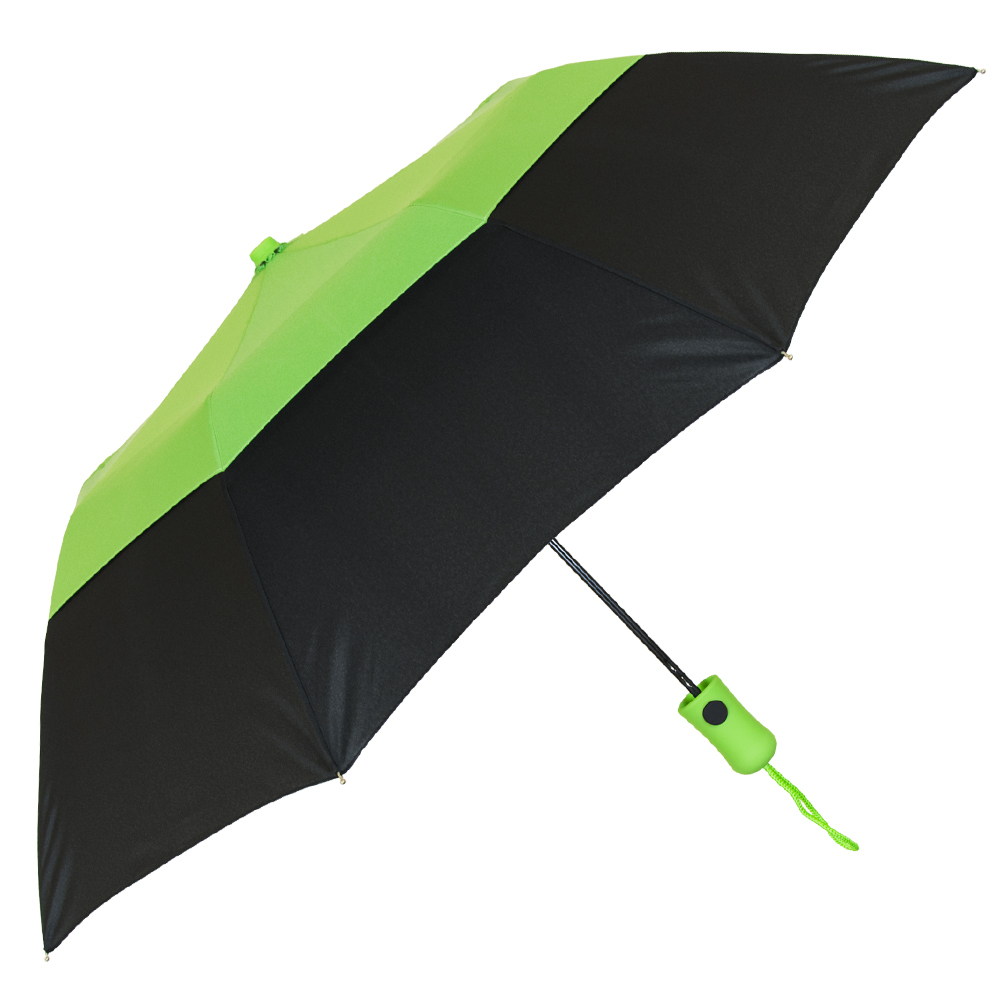 The Vented Color Crown Folding Umbrella