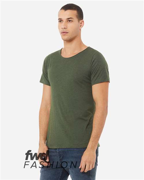 Unisex FWD Fashion Triblend Raw Neck Tee - 3414 9