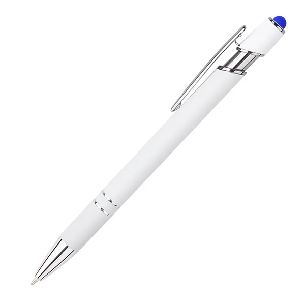 Full Color White Alpha Soft Touch Stylus Pen 4