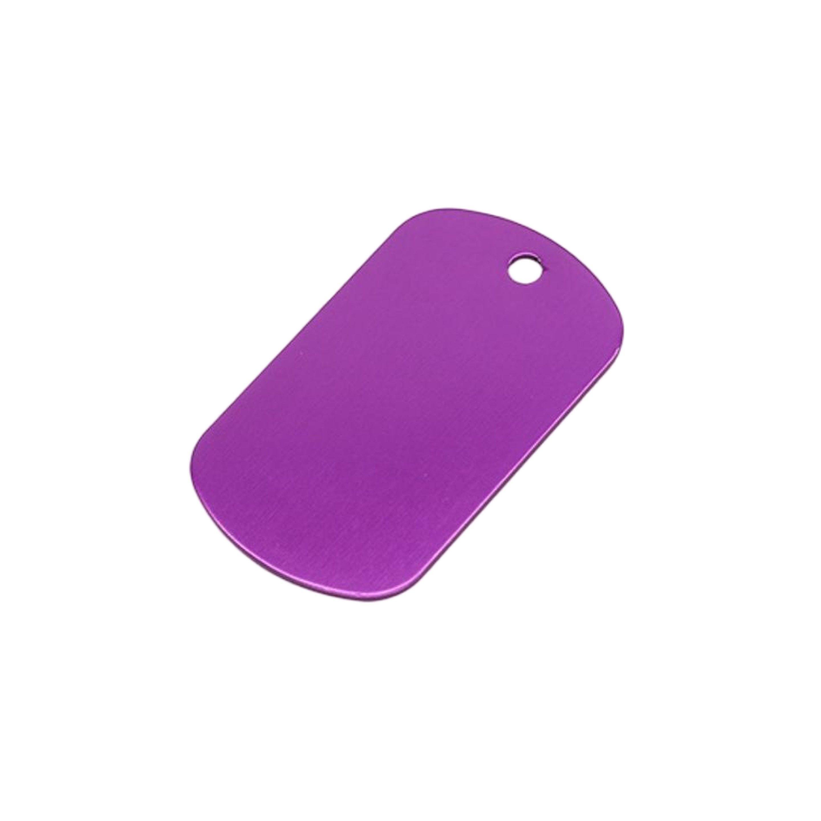Engraved Aluminum Dog Tag Keychain 10