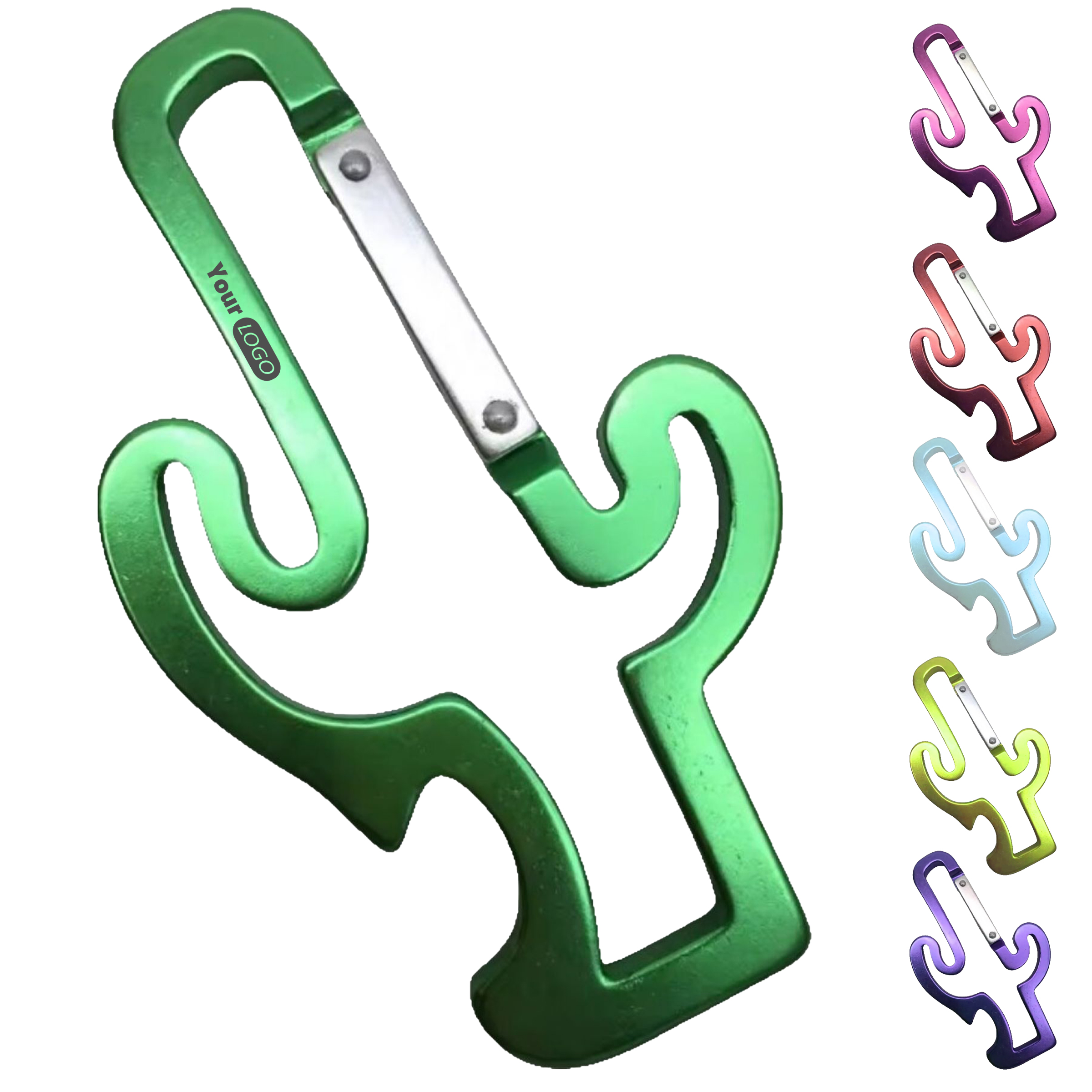 Steel Cactus Shaped Keychain Bottle Opener 4