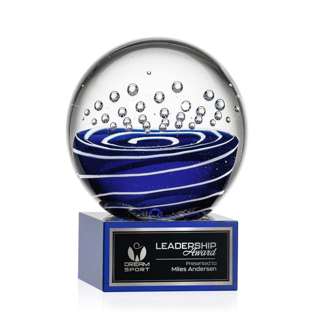 Tranquility Award on Hancock Base - Blue 6