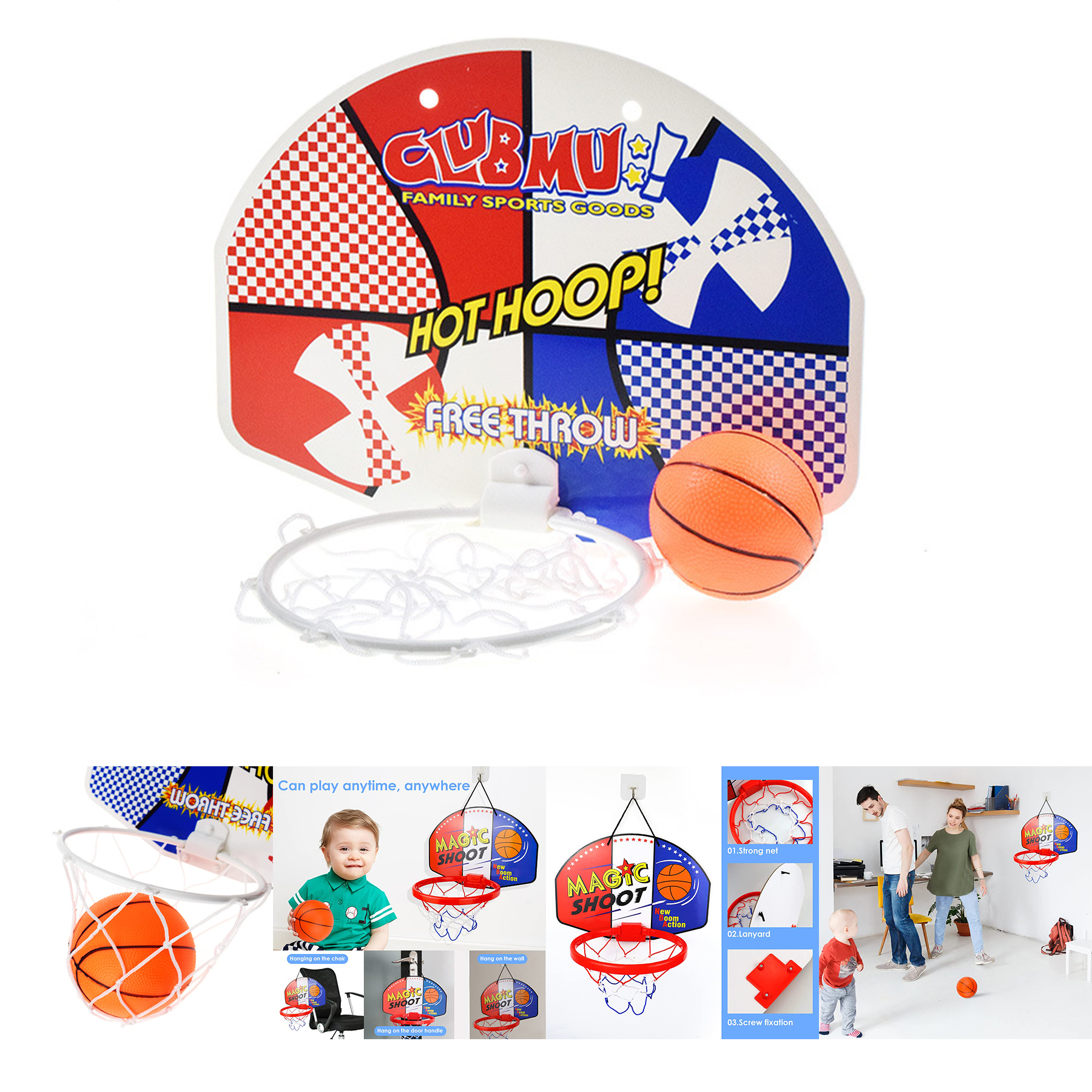 Mini Basketball & Hoop Set 1