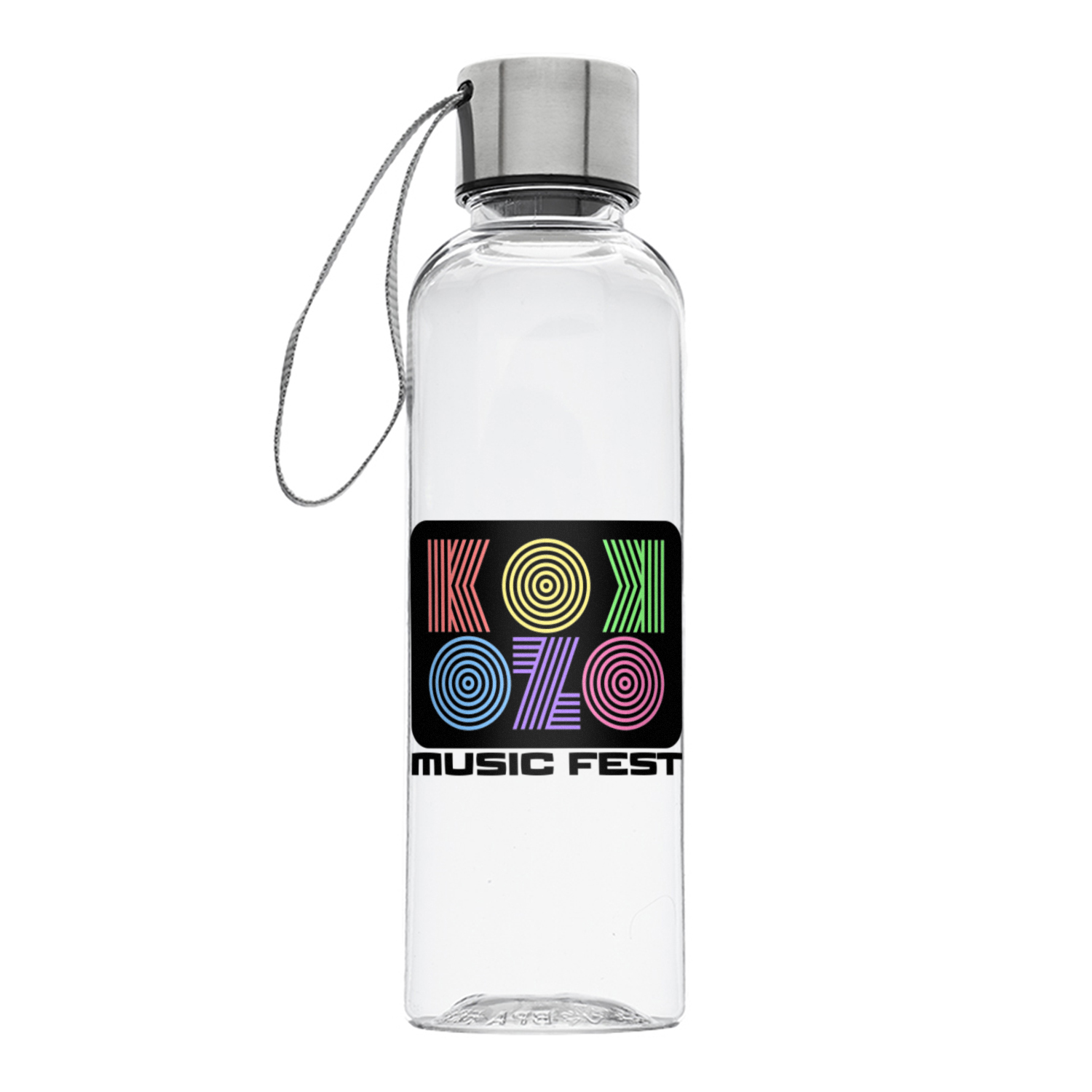 17 oz. Ostia Plastic Water Bottle (Full Color Imprint) 7