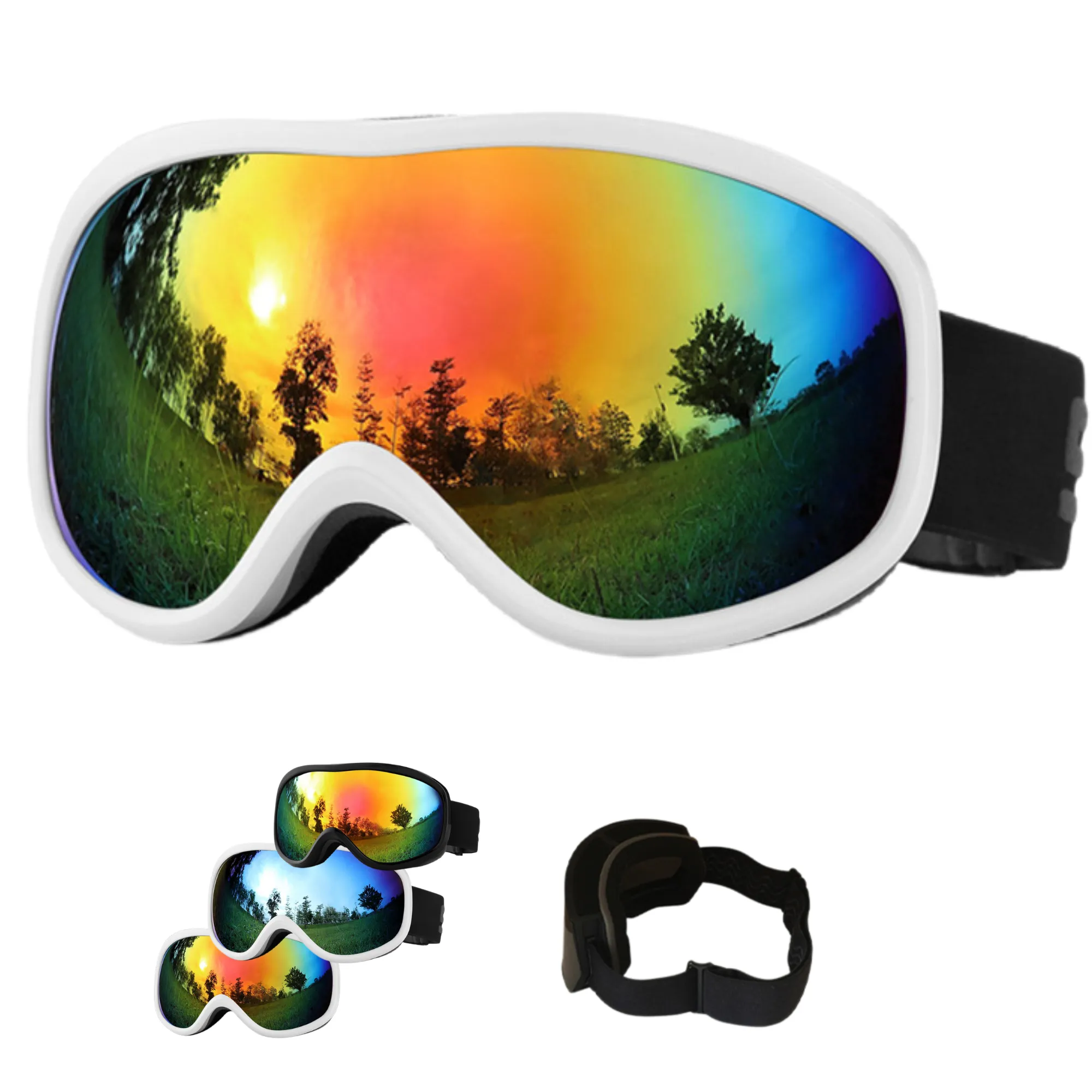 Snowboard Motorcycle Outdoor Ski Goggles 3