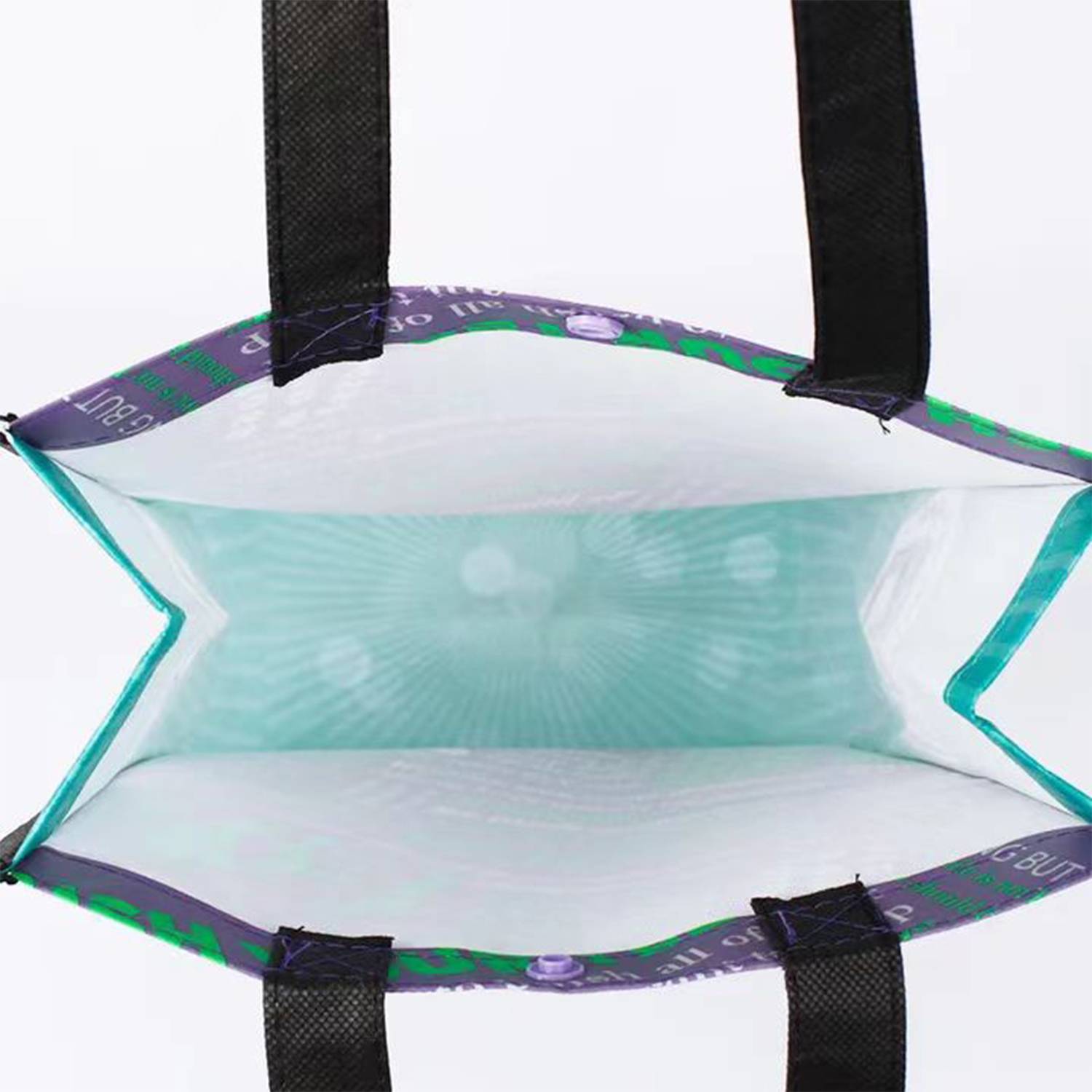 CUSTOM FULL COLOR LAMINATED SHOPPER TOTE BAG 4