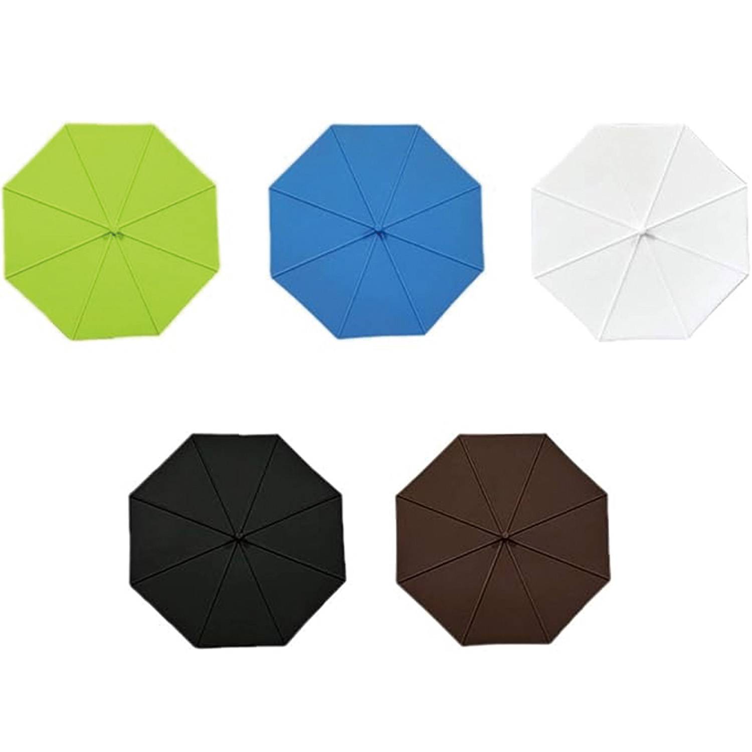 Umbrella Shape Silicone Cup Lids 5