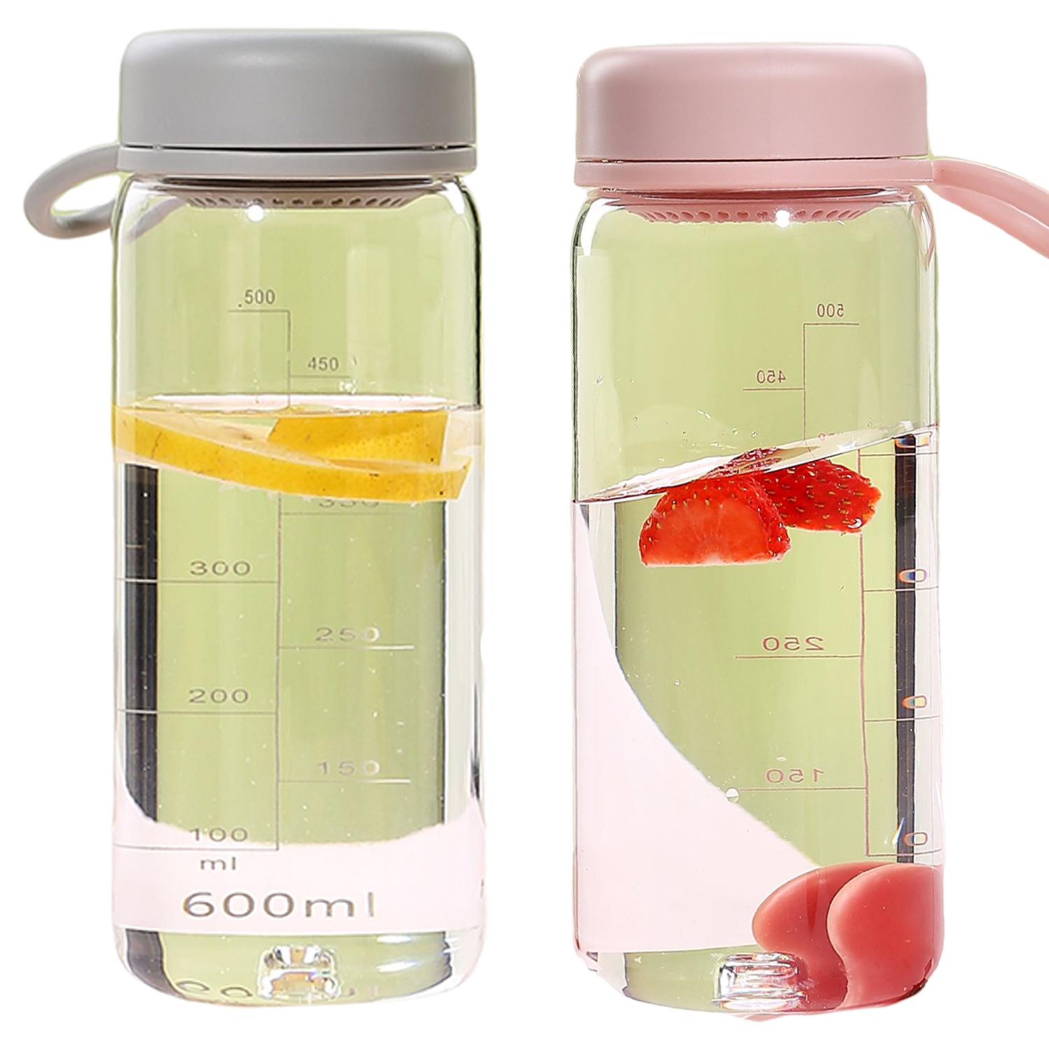 Clear Body Infuser Bottle with Removable Strainer, 21.12 oz. 7