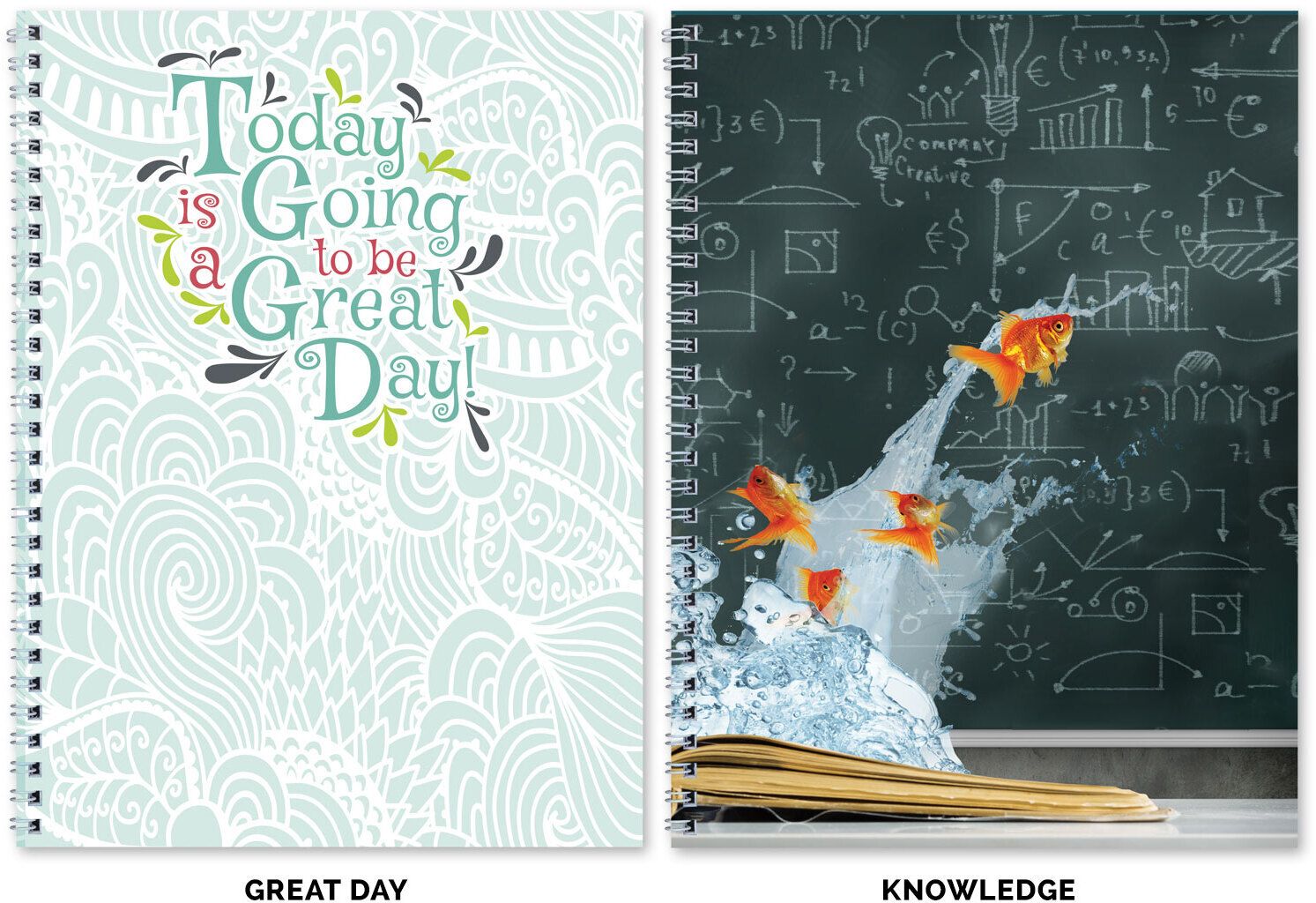 CUSTOM FULL COLOR SPIRAL ACADEMIC PLANNER 22