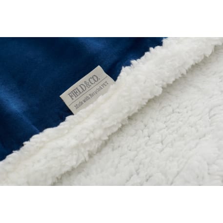 Field & Co. 100% Recycled PET Sherpa Blanket 52