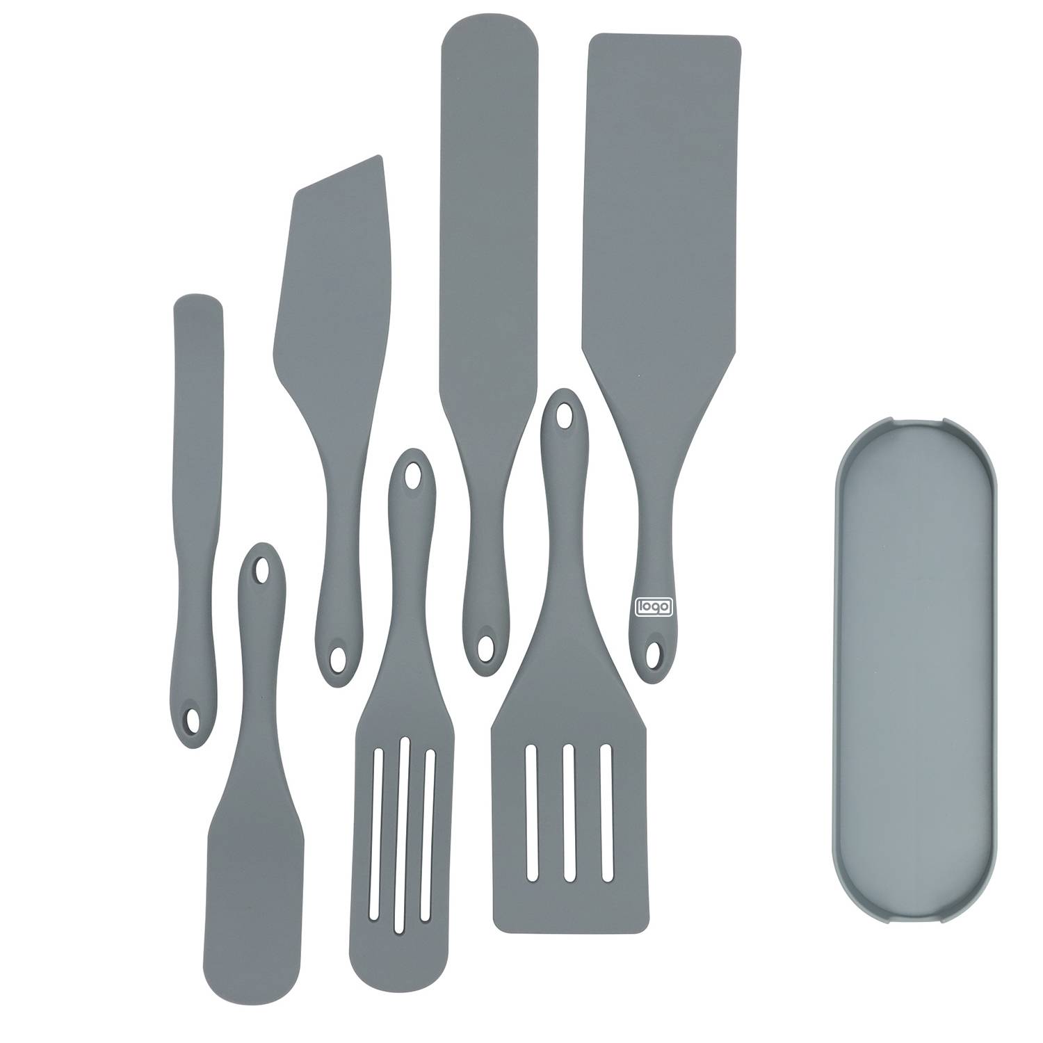 8PCS Heat Resistant Silicone Kitchen Cooking Utensils Set 4