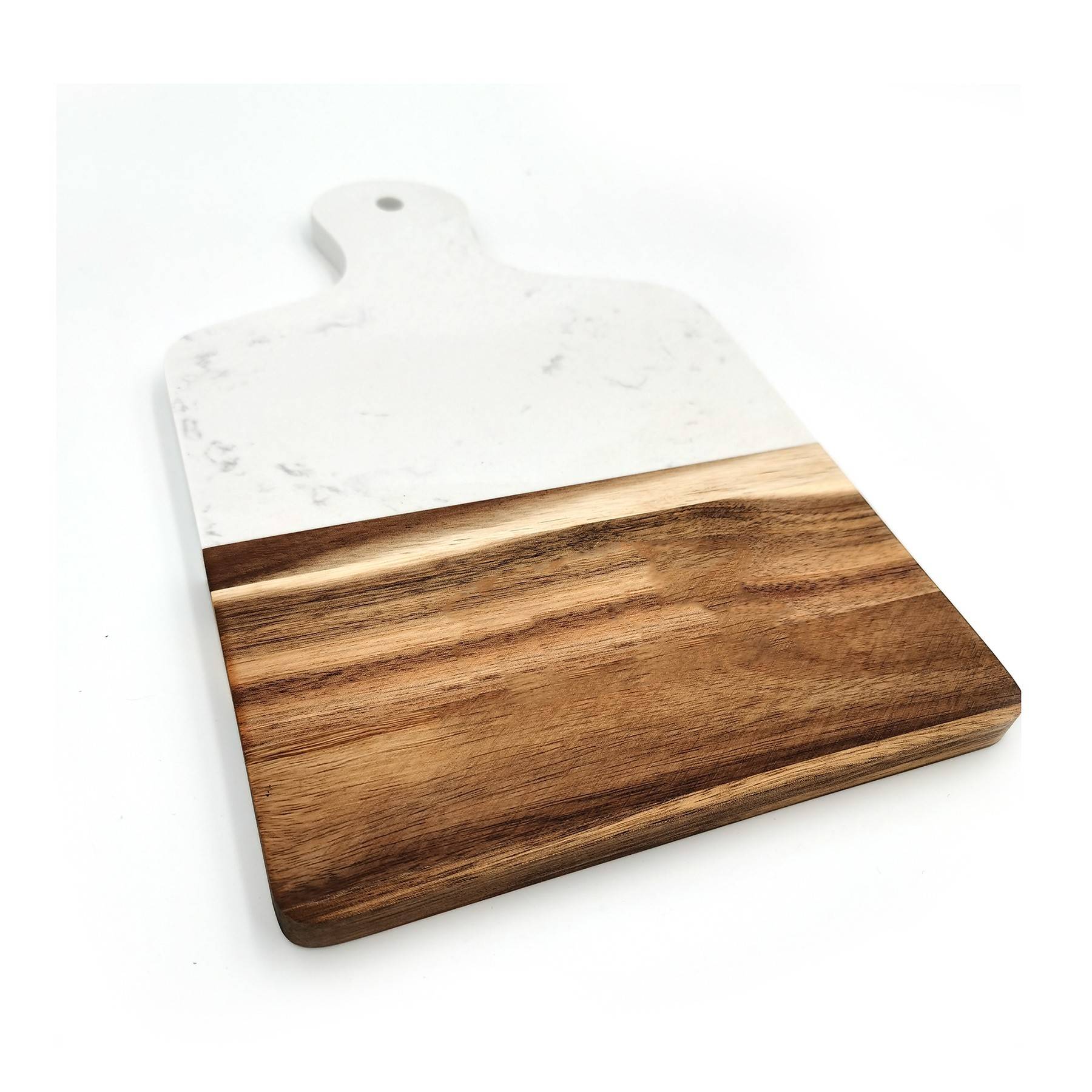Marble with Wood Cheese Serving Boards 2