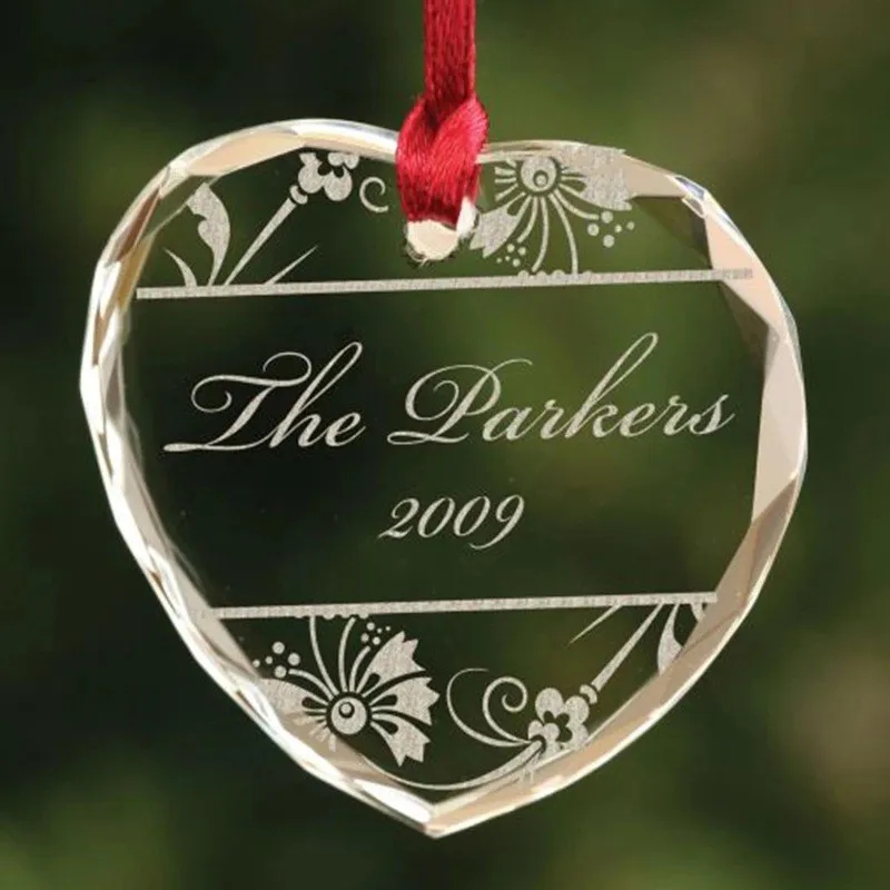 Heart Crystal Ornament 4