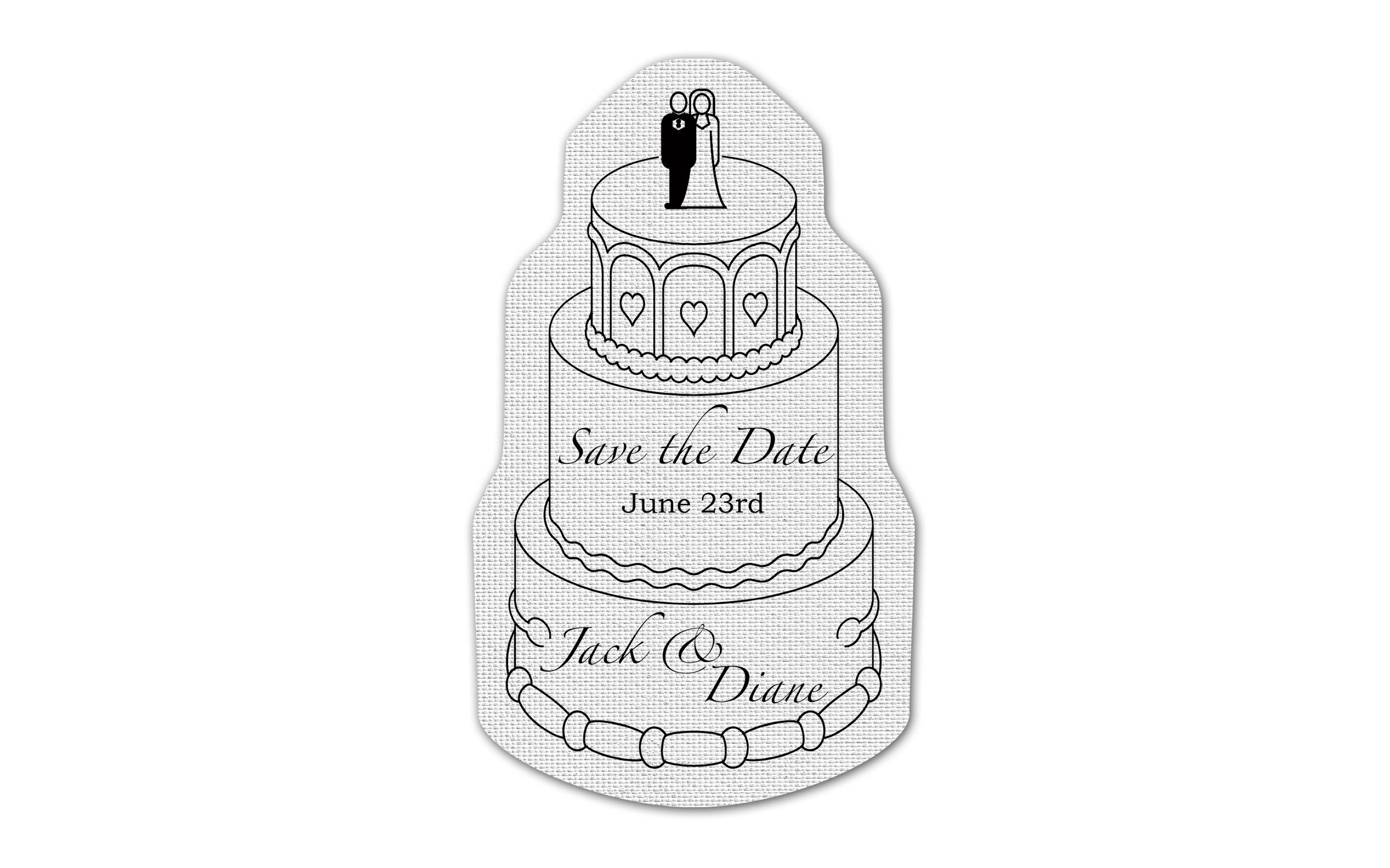 Wedding Cake Rubber Jar Opener 64