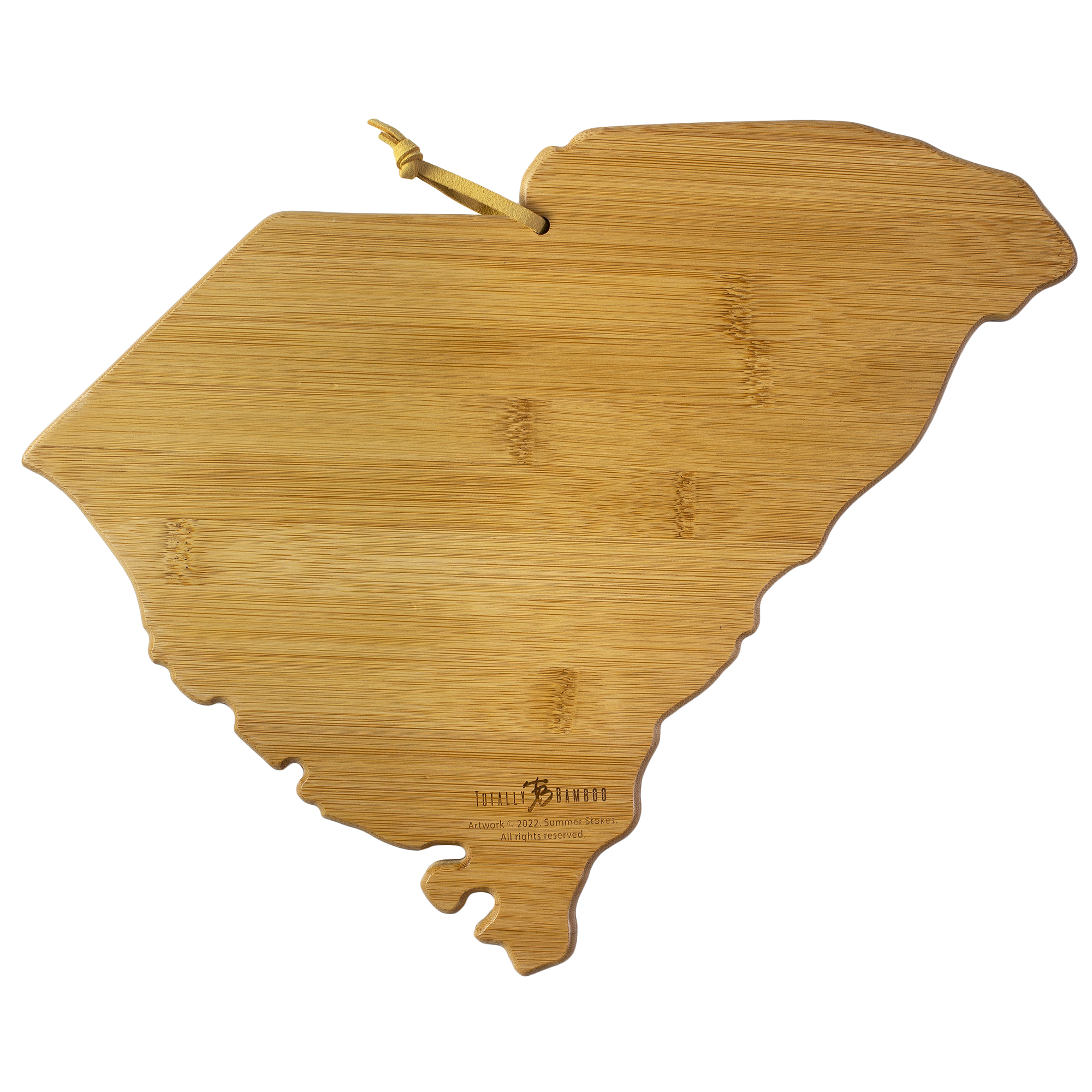 South Carolina State Shaped Serving and Cutting Board with Artwork by Summer Stokes 6