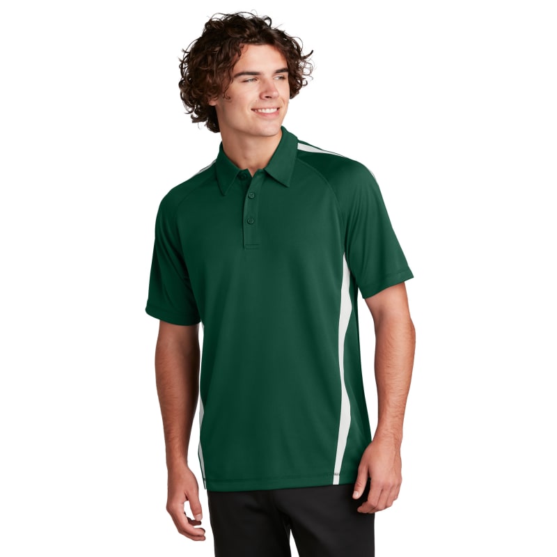 Sport-Tek PosiCharge Micro-Mesh Colorblock Polo. 10