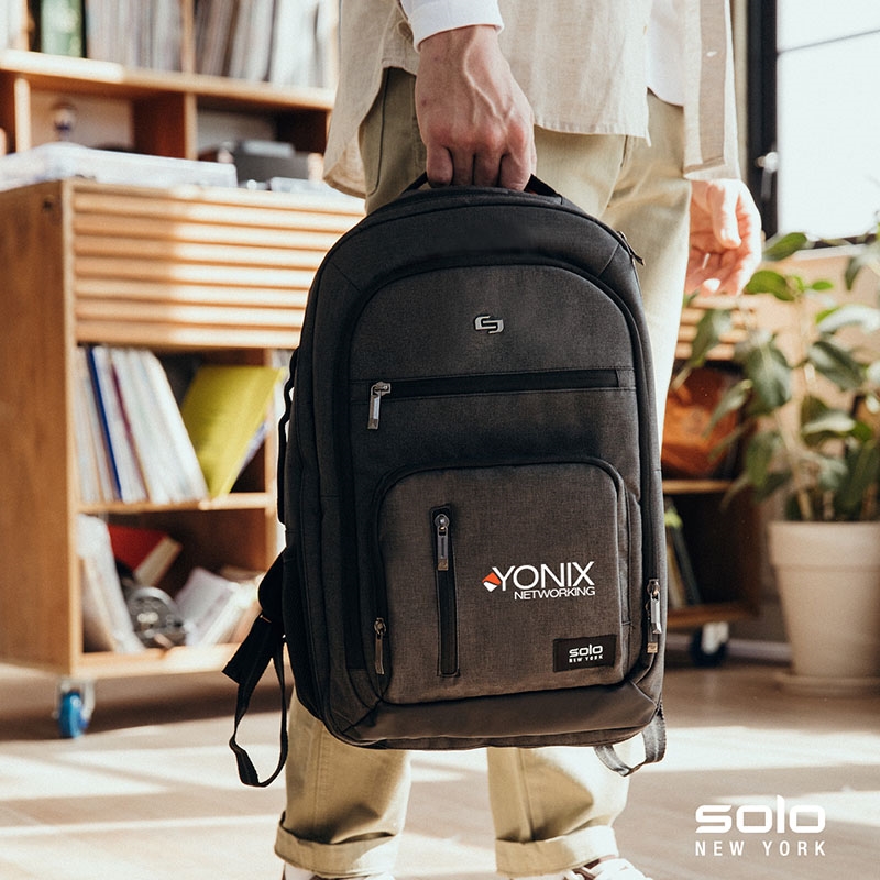 Solo New York Grand Travel TSA Backpack 34
