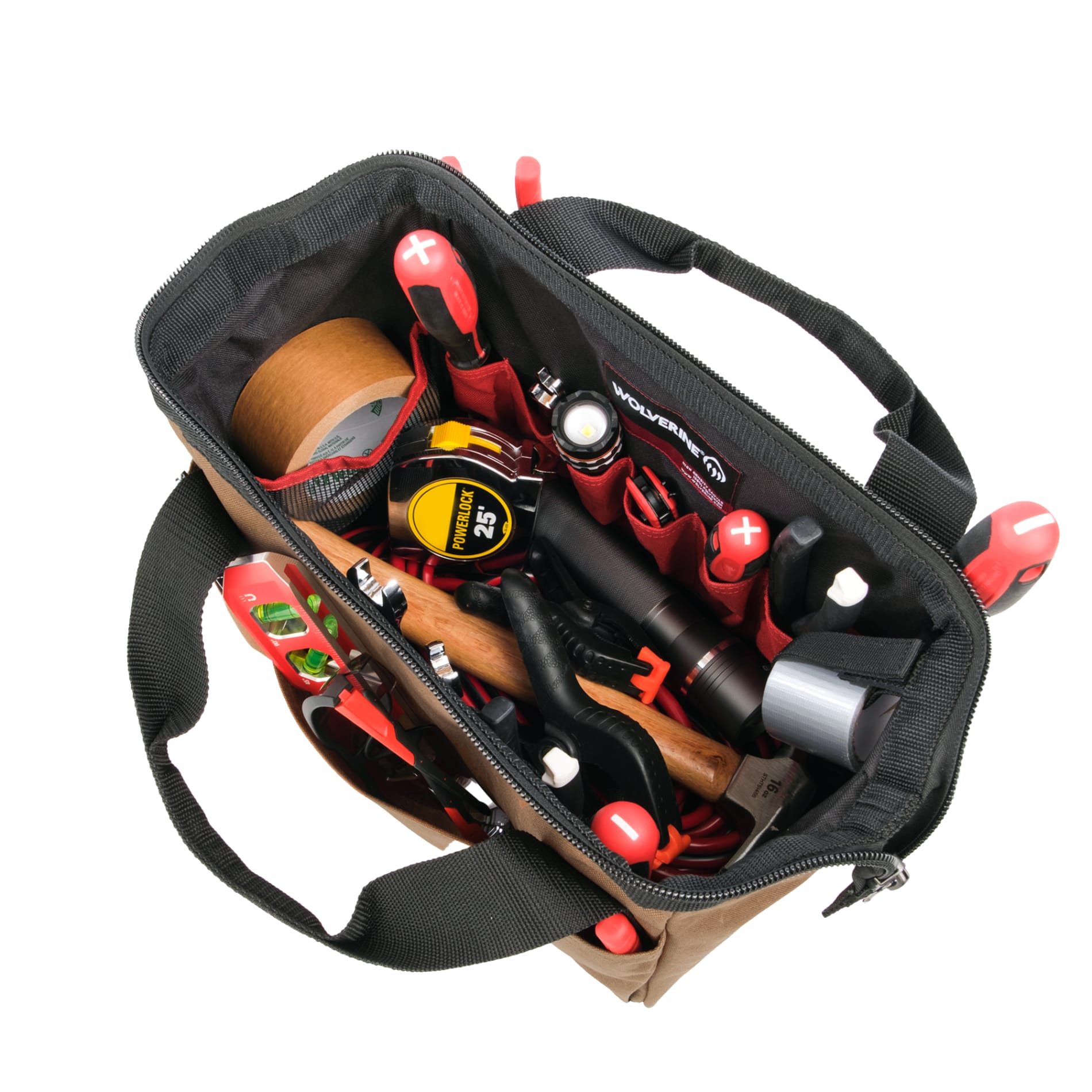 Wolverine 13 inch 14 pocket Tool Bag 6