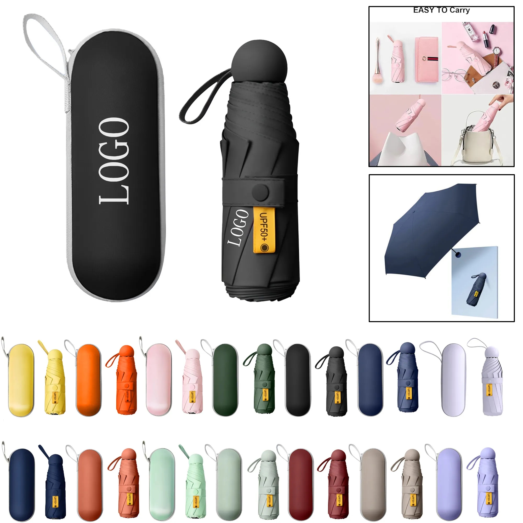 Compact UV Protection Folding Umbrella 7