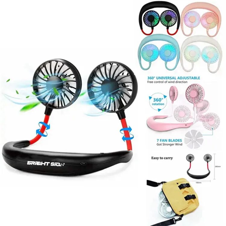 Hands-Free Wearable Neck Fan 1