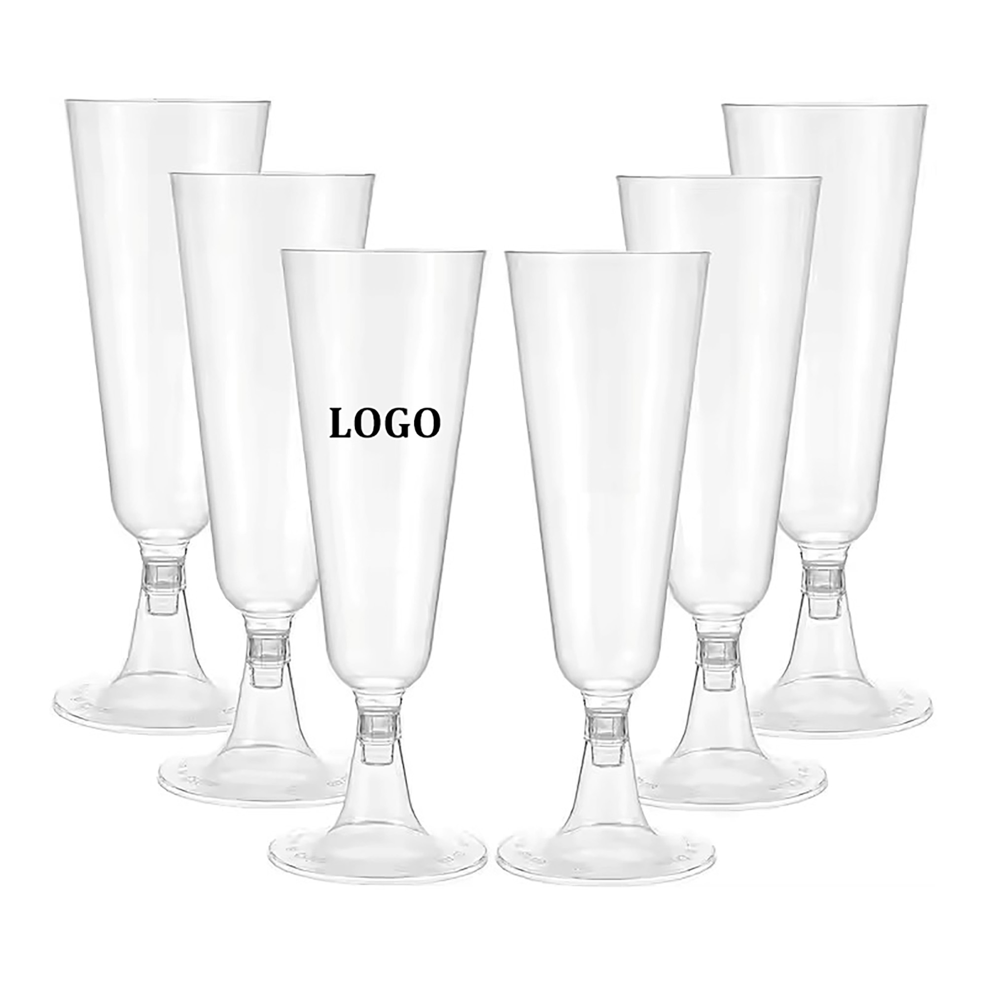5Oz Disposable Plastic Champagne Cups 2