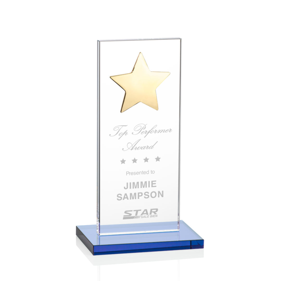 Dallas Star Award - Sky Blue/Gold 4