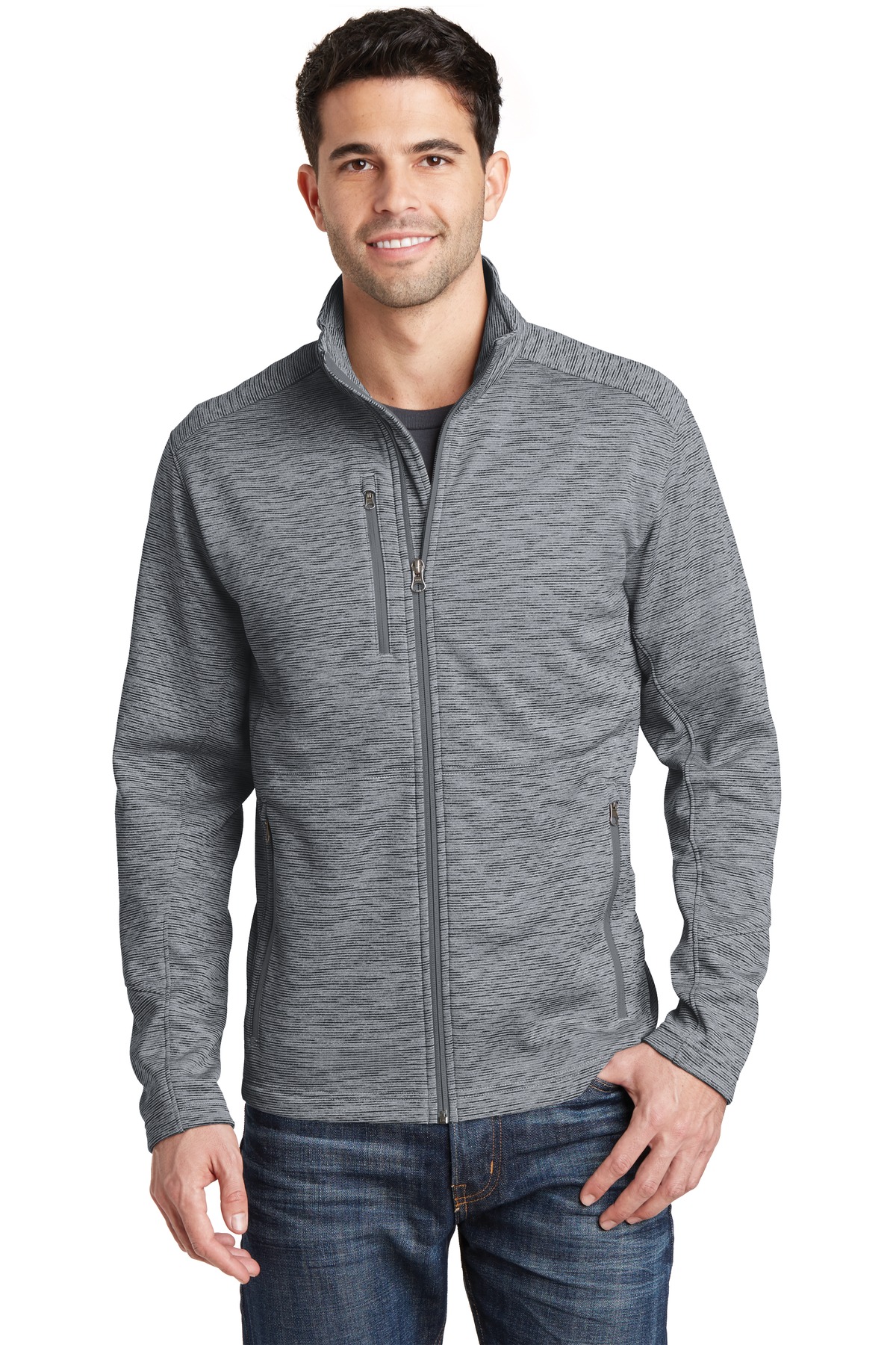 Port Authority Digi Stripe Fleece Jacket. F231 5