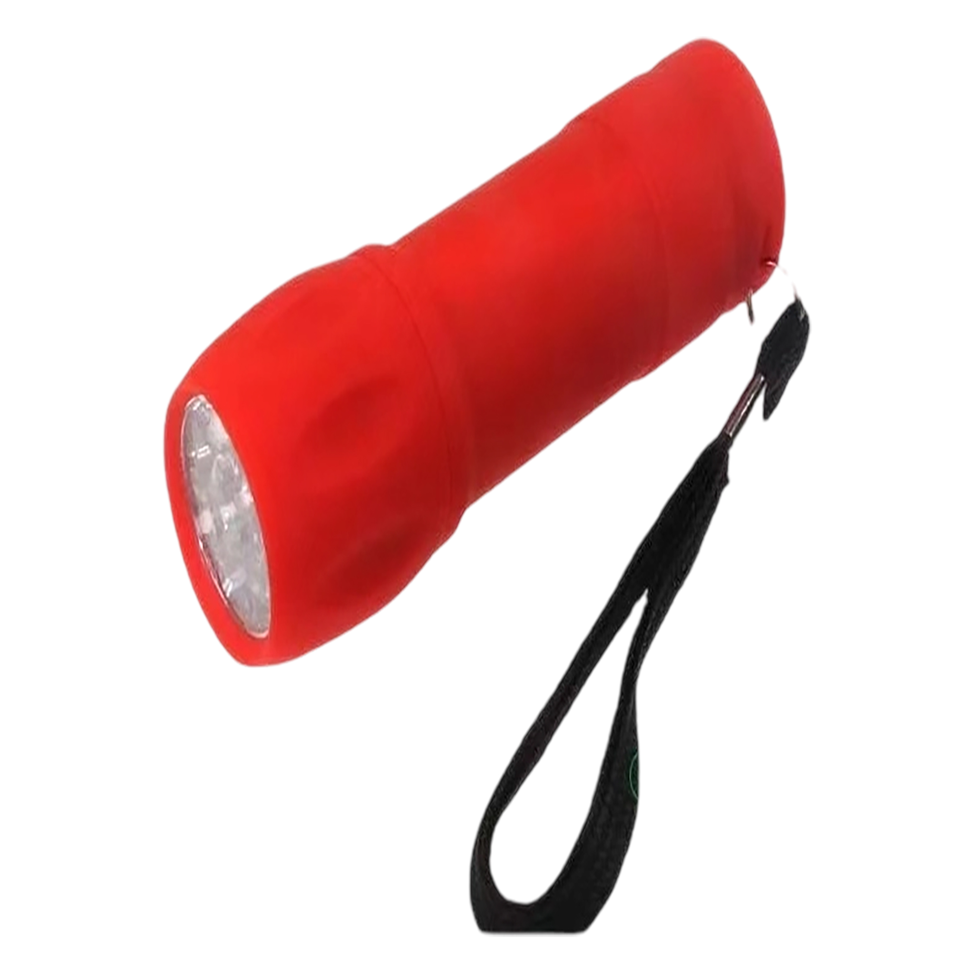 Hard Plastic Pocket Flashlight With Wrist Strap 1.2" Diameter x 4" Length 5