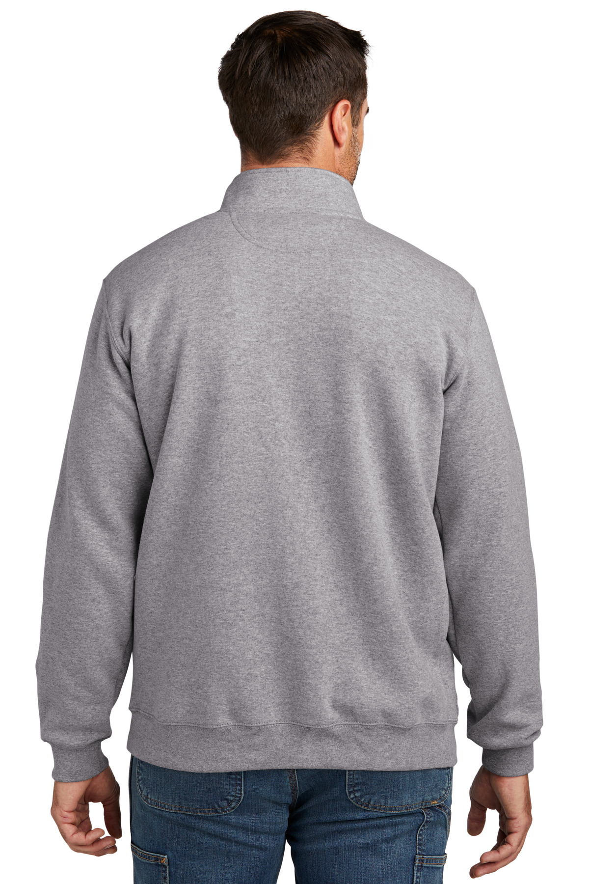 Carhartt Midweight 1/4-Zip Mock Neck Sweatshirt CT105294, custom hoodie or sweatshirt with logo imprint 20