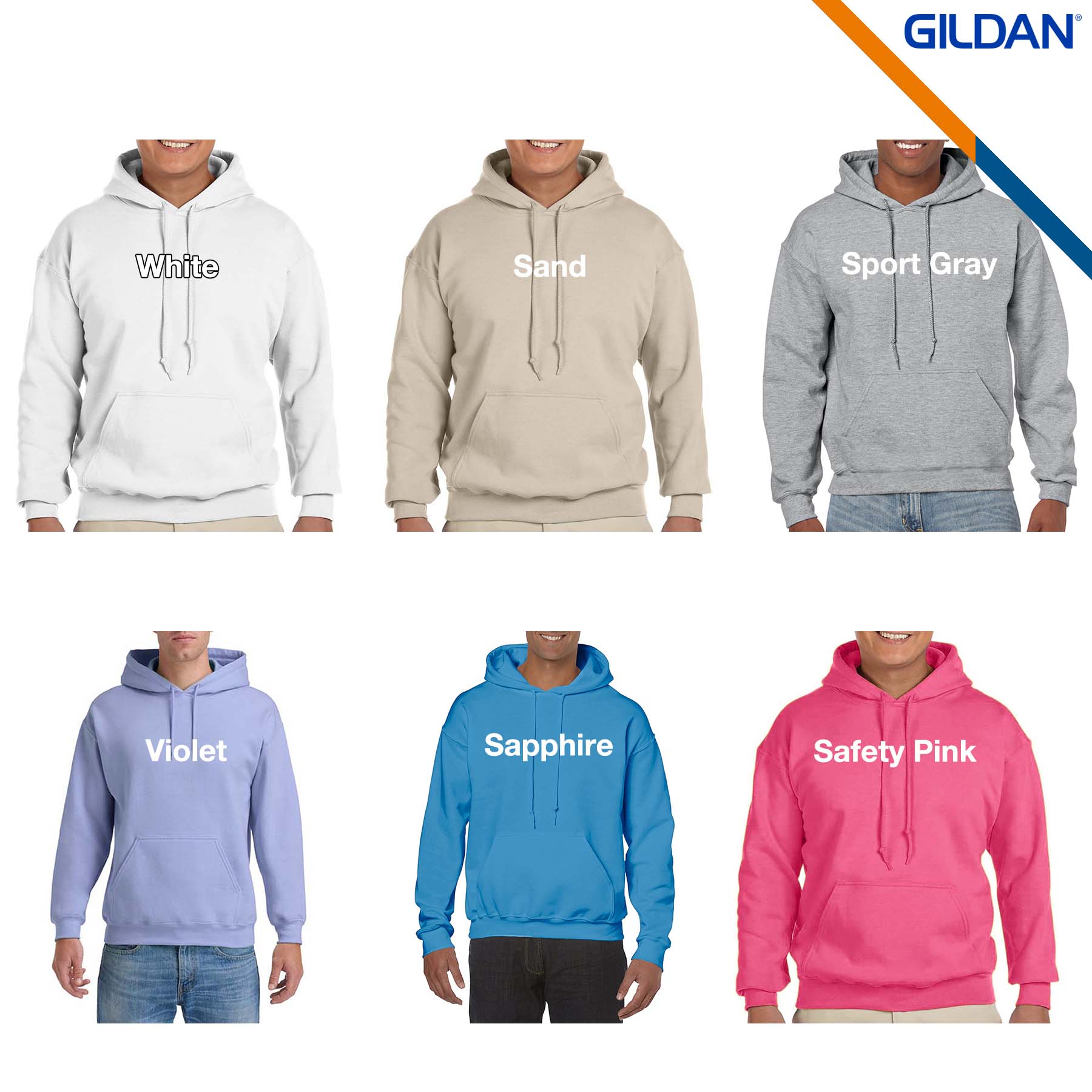 Gildan® 7.75oz Adult Hooded Sweatshirts 10