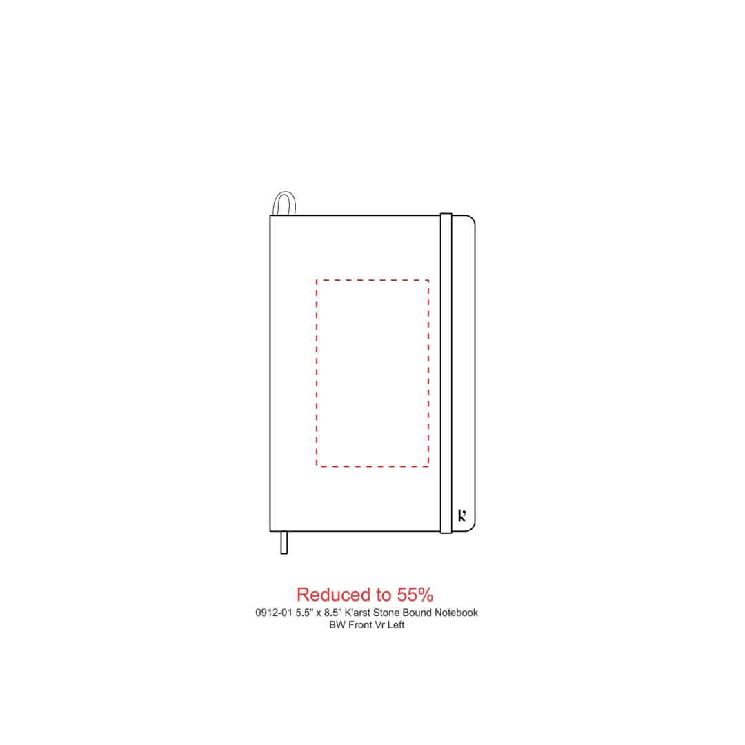 Karst 5.5" x 8.5" Stone Bound Notebook 203