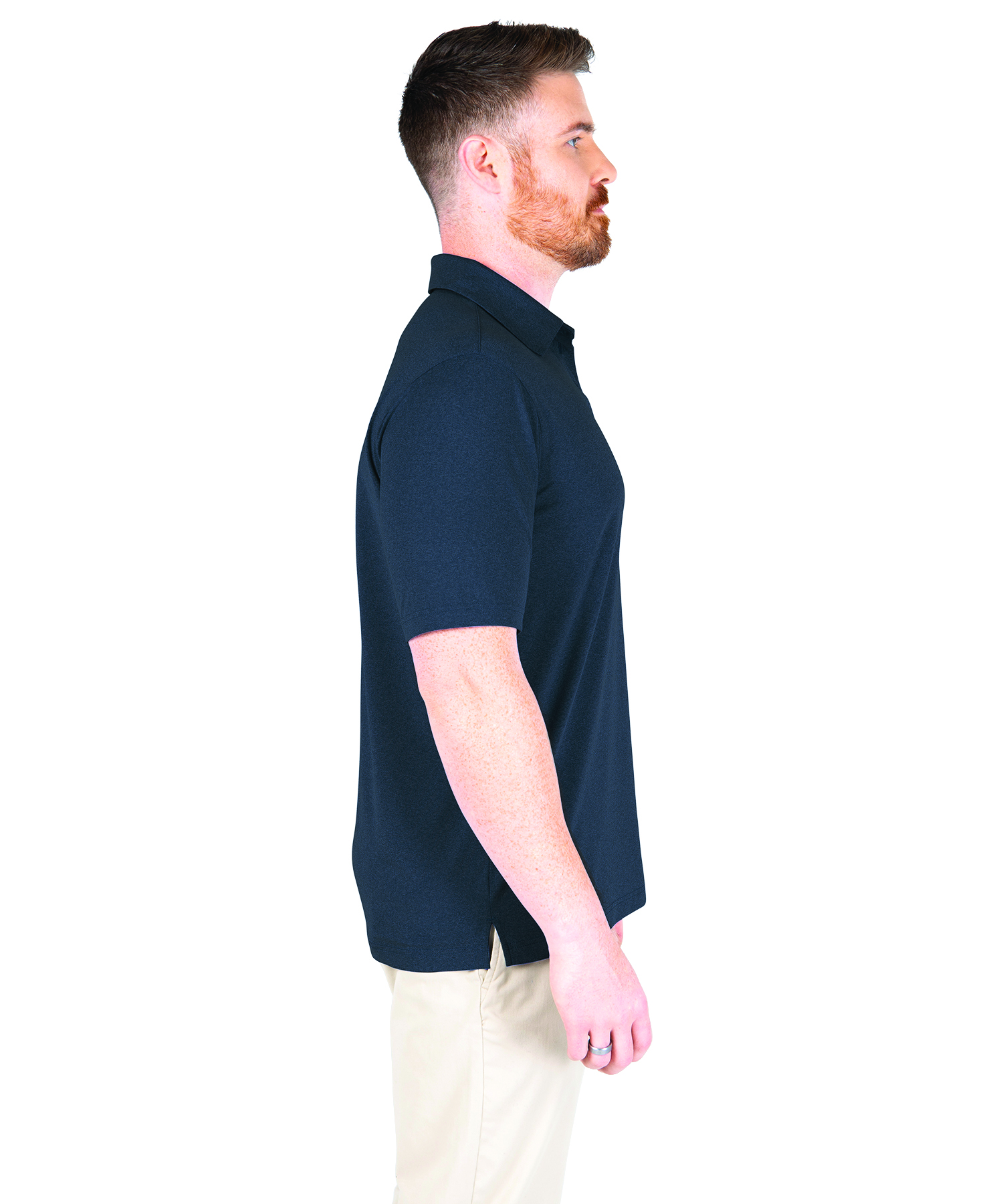 Men's Heathered Eco-Logic Stretch Polo 3