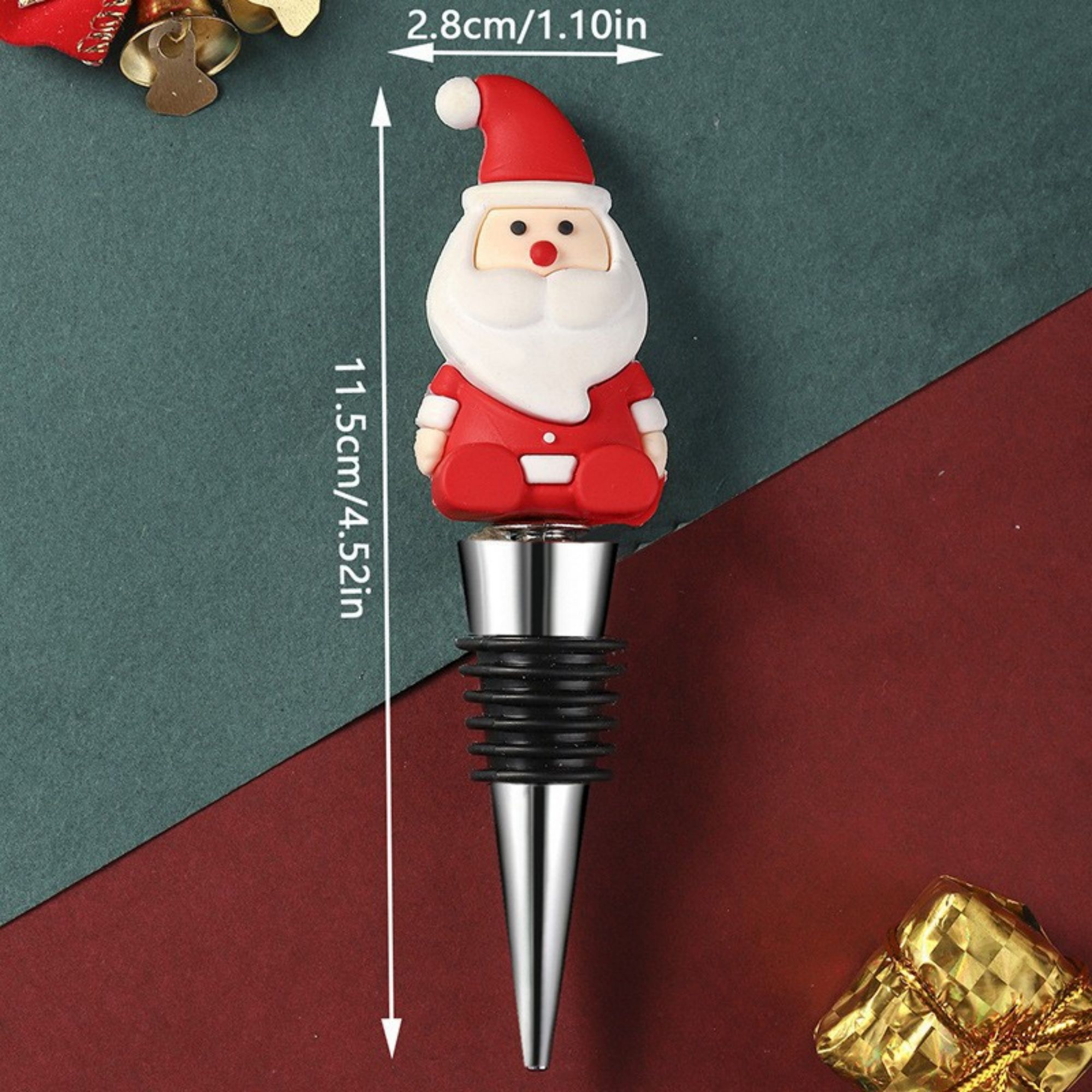 Santa Claus Wine Stopper 5